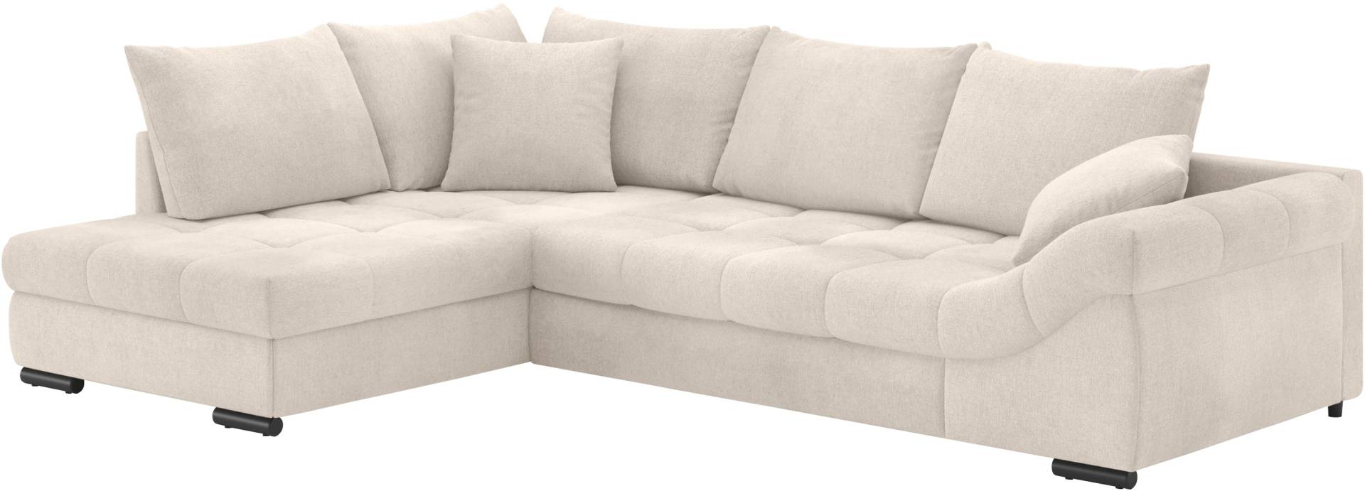 Mr. Couch Ecksofa »Allegro DuraFlex, L-Form«, Hochschläfer-Bettauszug, Kaltschaumpolsterung, bis 140 kg belastbar von Mr. Couch