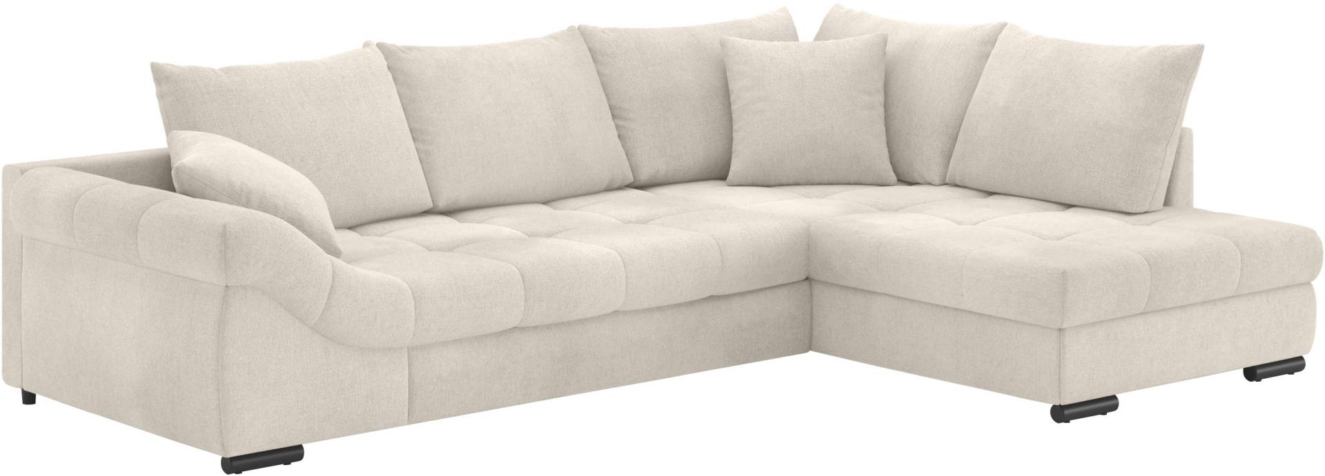 Mr. Couch Ecksofa »Allegro DuraFlex, L-Form«, Hochschläfer-Bettauszug, Kaltschaumpolsterung, bis 140 kg belastbar von Mr. Couch