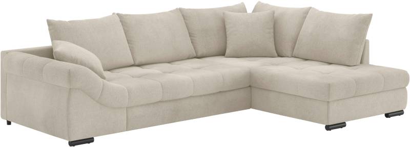 Mr. Couch Ecksofa »Allegro DuraFlex, L-Form«, Hochschläfer-Bettauszug, Kaltschaumpolsterung, bis 140 kg belastbar von Mr. Couch