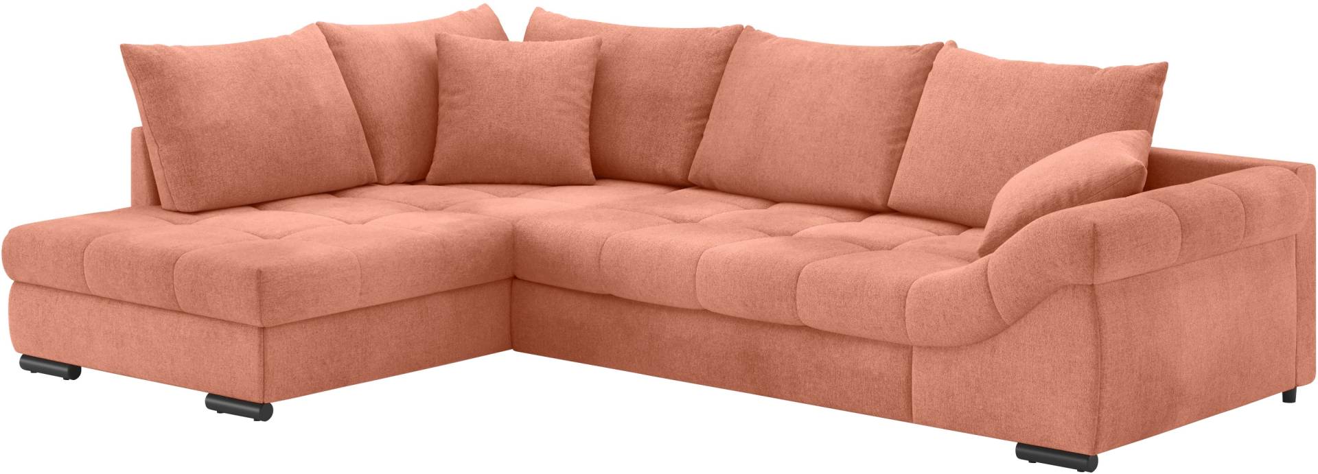 INOSIGN Ecksofa »Allegro DuraFlex, L-Form«, Hochschläfer-Bettauszug, Kaltschaumpolsterung, bis 140 kg belastbar von INOSIGN