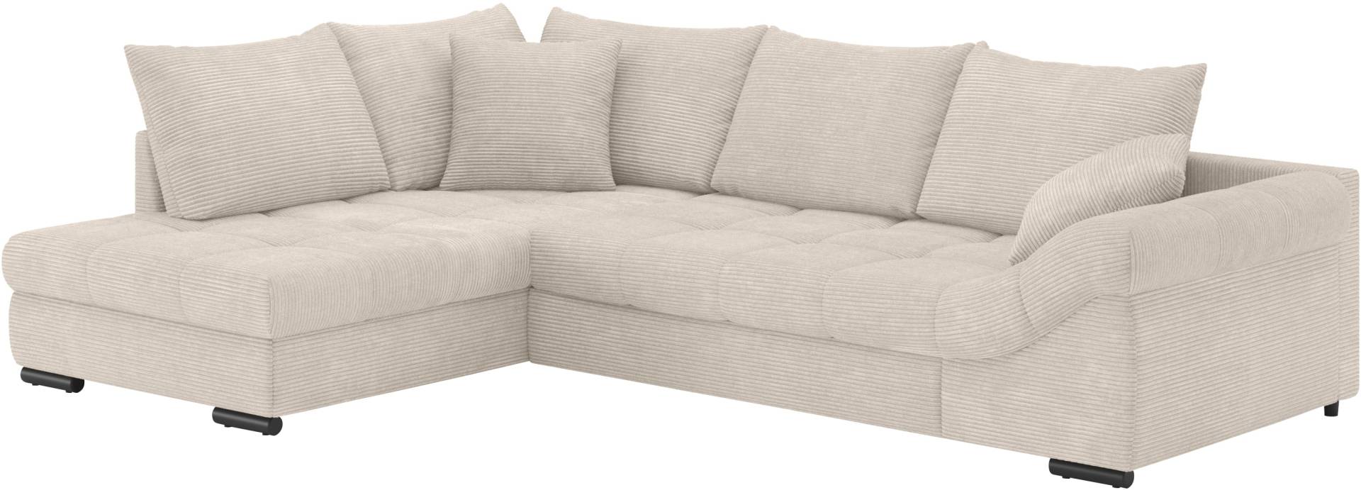 Mr. Couch Ecksofa »Allegro DuraFlex, L-Form«, Hochschläfer-Bettauszug, Kaltschaumpolsterung, bis 140 kg belastbar von Mr. Couch