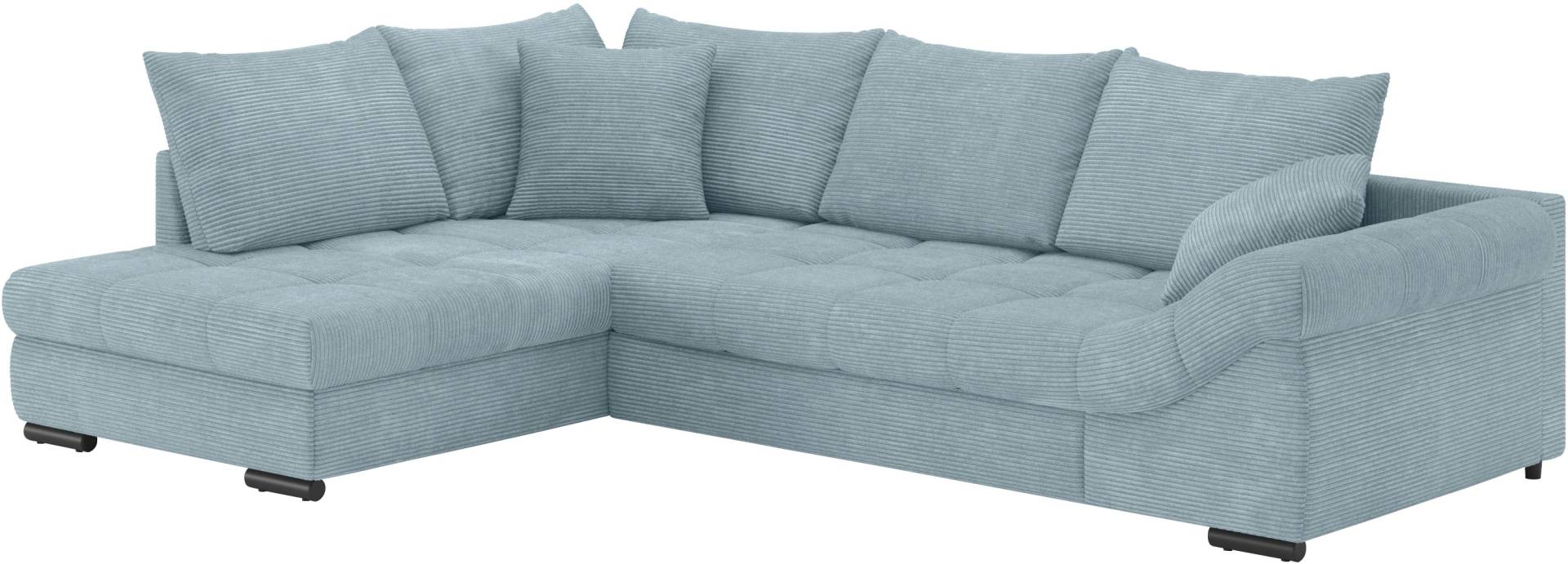 Mr. Couch Ecksofa »Allegro DuraFlex, L-Form«, Hochschläfer-Bettauszug, Kaltschaumpolsterung, bis 140 kg belastbar von Mr. Couch