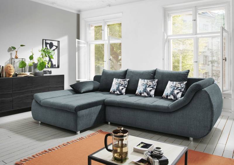 INOSIGN Ecksofa »Imola L-Form«, auch mit Bettfunktion von INOSIGN