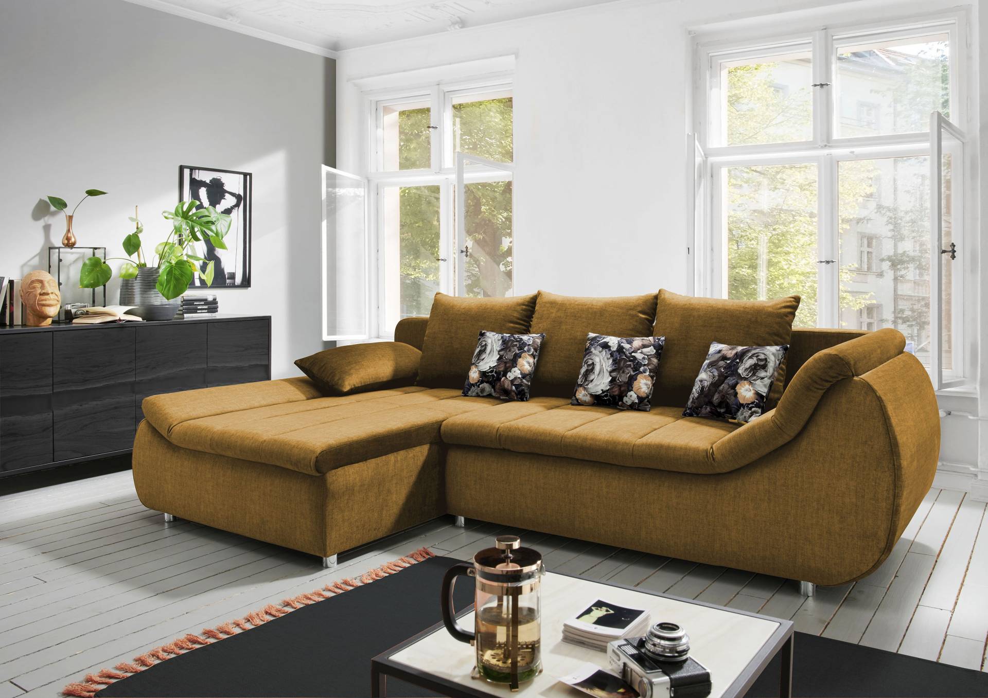 INOSIGN Ecksofa »Imola L-Form«, auch mit Bettfunktion von INOSIGN