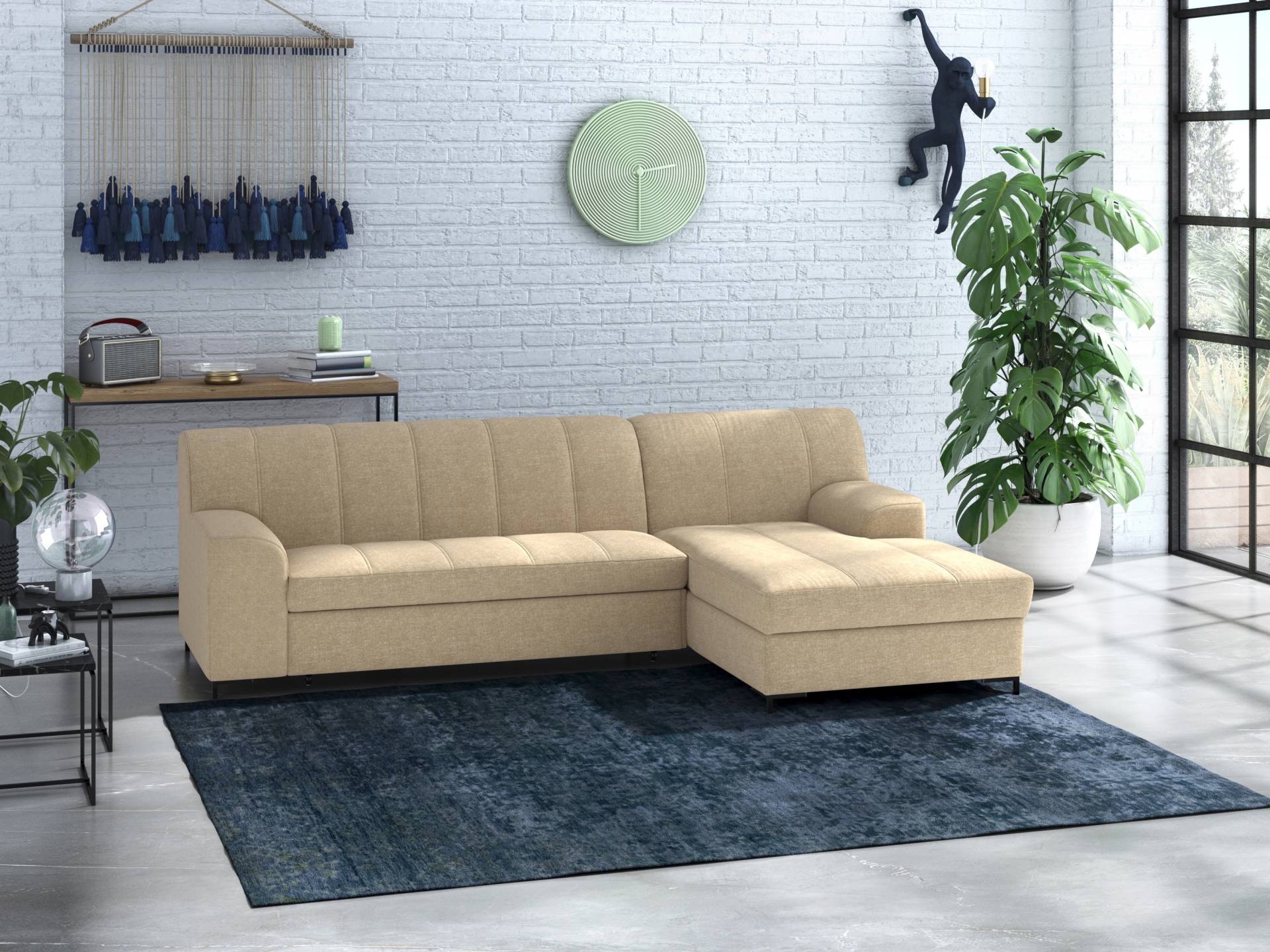 INOSIGN Ecksofa »Balme L-Form«, Inkl. Zierkissen, wahlweise mit Bettfunktion INOSIGN Ecksofa »Balme L-Form«, Inkl. Zierkissen, wahlweise mit Bettfunktion von INOSIGN
