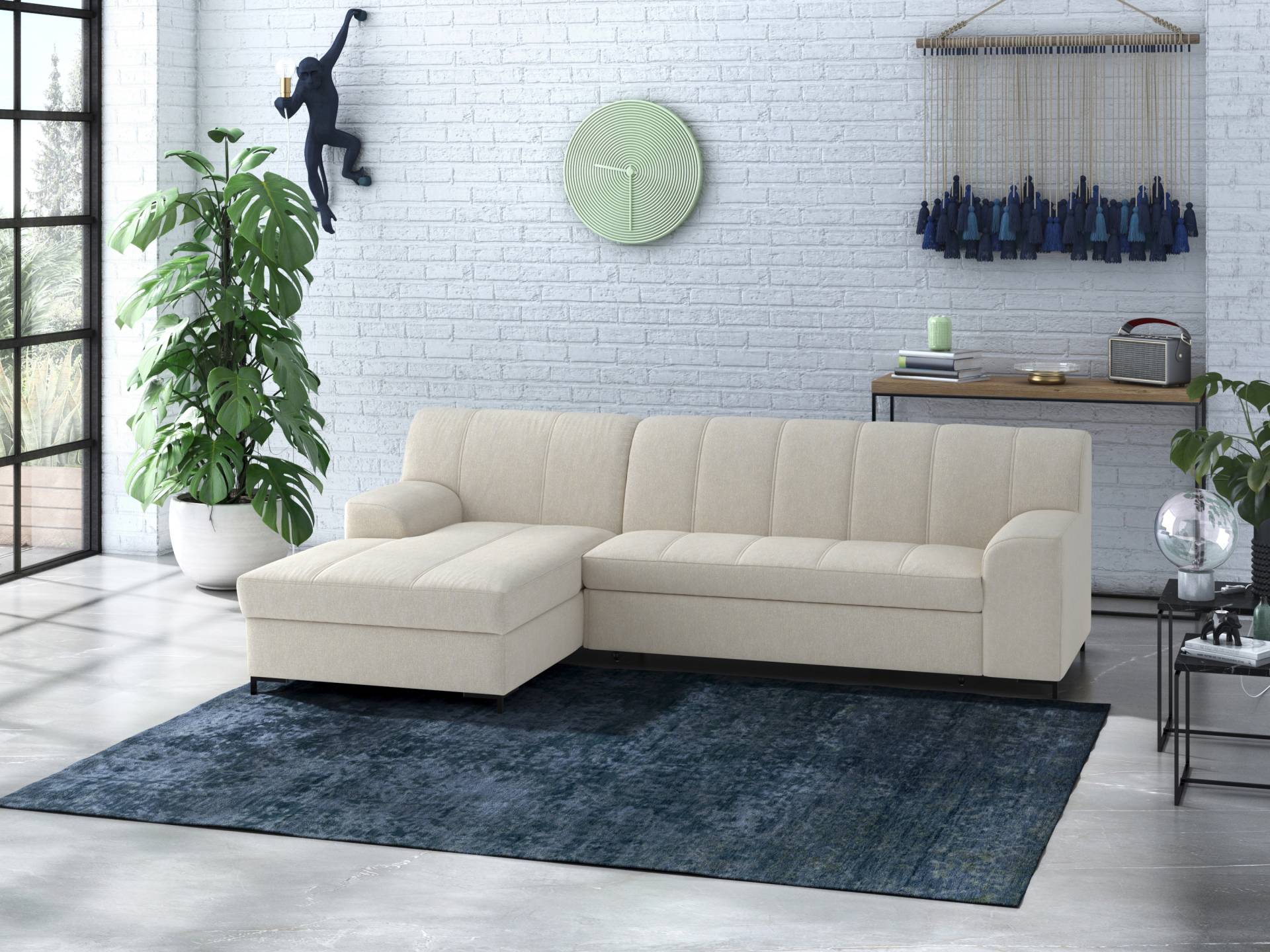 INOSIGN Ecksofa »Balme L-Form«, Inkl. Zierkissen, wahlweise mit Bettfunktion INOSIGN Ecksofa »Balme L-Form«, Inkl. Zierkissen, wahlweise mit Bettfunktion von INOSIGN