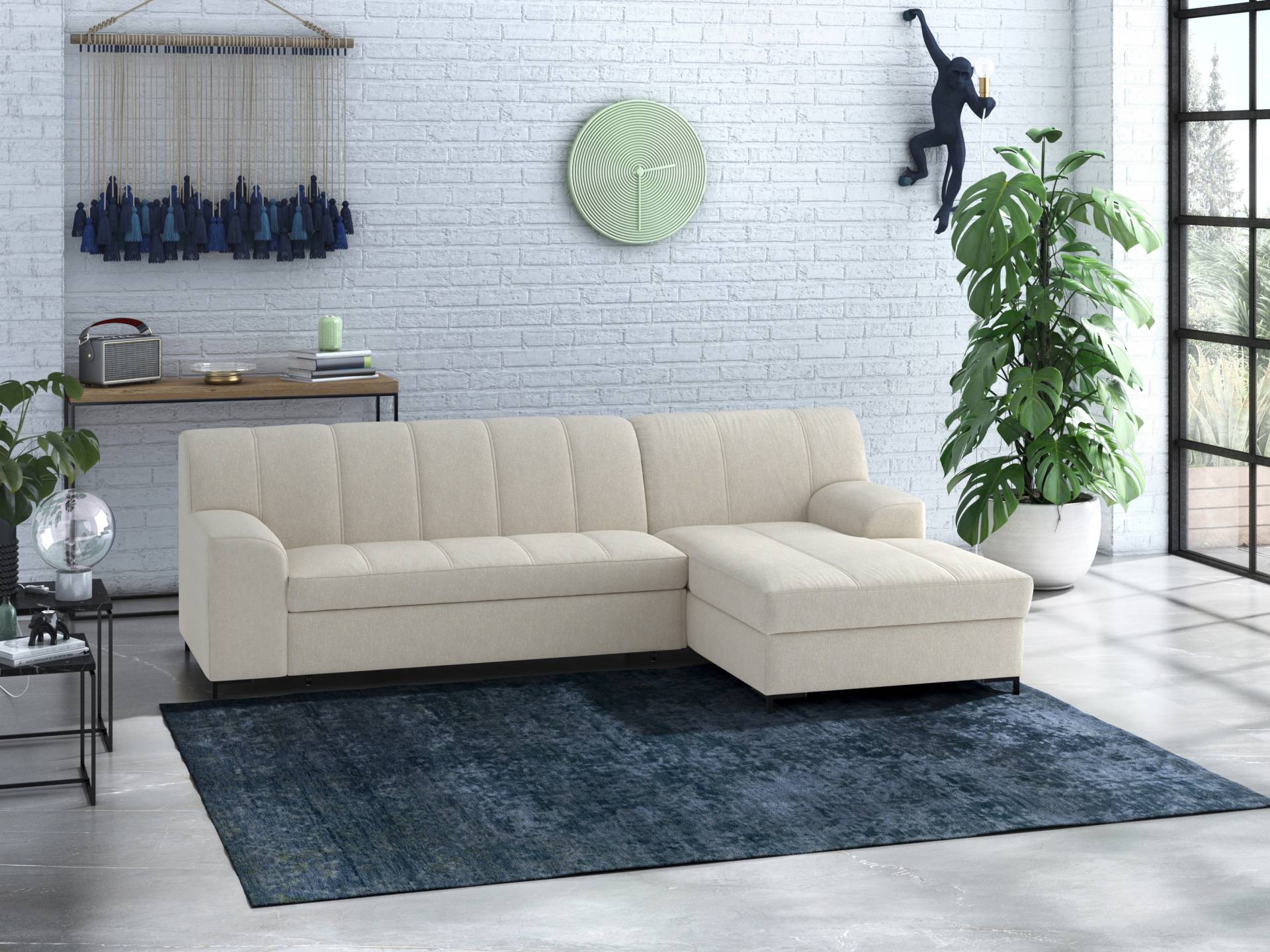 INOSIGN Ecksofa »Balme L-Form«, Inkl. Zierkissen, wahlweise mit Bettfunktion INOSIGN Ecksofa »Balme L-Form«, Inkl. Zierkissen, wahlweise mit Bettfunktion von INOSIGN
