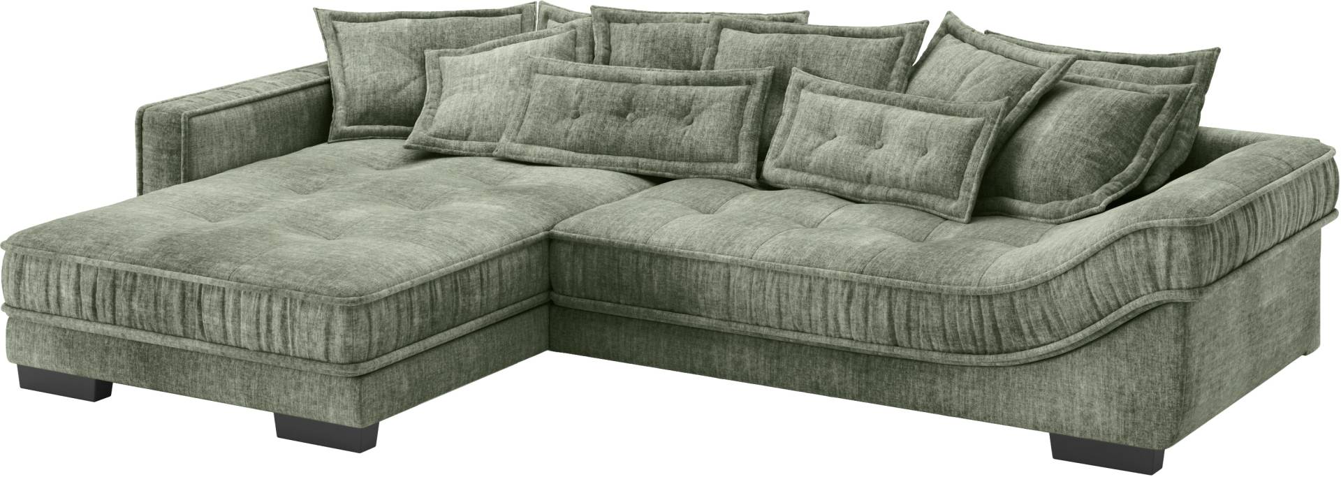 Mr. Couch Ecksofa »Diwan II DuraFlex L-Form«, DuraFlex-Kaltschaumpolsterung, bis 140 kg, 4 Bezugsqualitäten von Mr. Couch