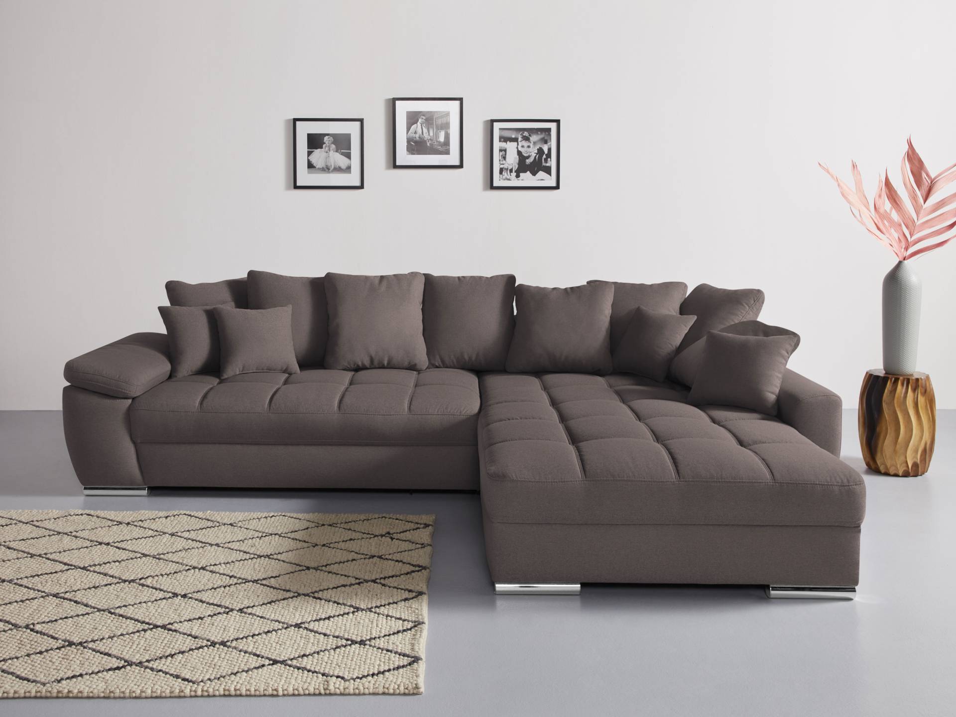 INOSIGN Ecksofa »Gwenni L-Form«, auch in Haustierstoff Aqua Clean Supreme erhältlich, incl. 4 Kissen von INOSIGN