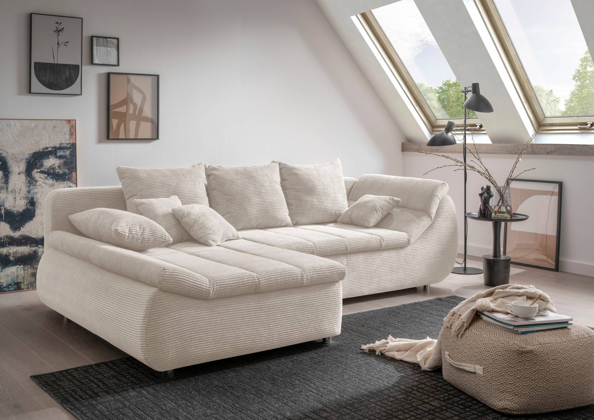 INOSIGN Ecksofa »Imola L-Form«, wahlweise mit Bettfunktion INOSIGN Ecksofa »Imola L-Form«, wahlweise mit Bettfunktion von INOSIGN