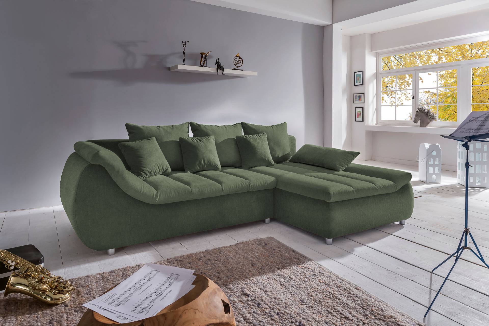 INOSIGN Ecksofa »Imola L-Form«, wahlweise mit Bettfunktion INOSIGN Ecksofa »Imola L-Form«, wahlweise mit Bettfunktion von INOSIGN