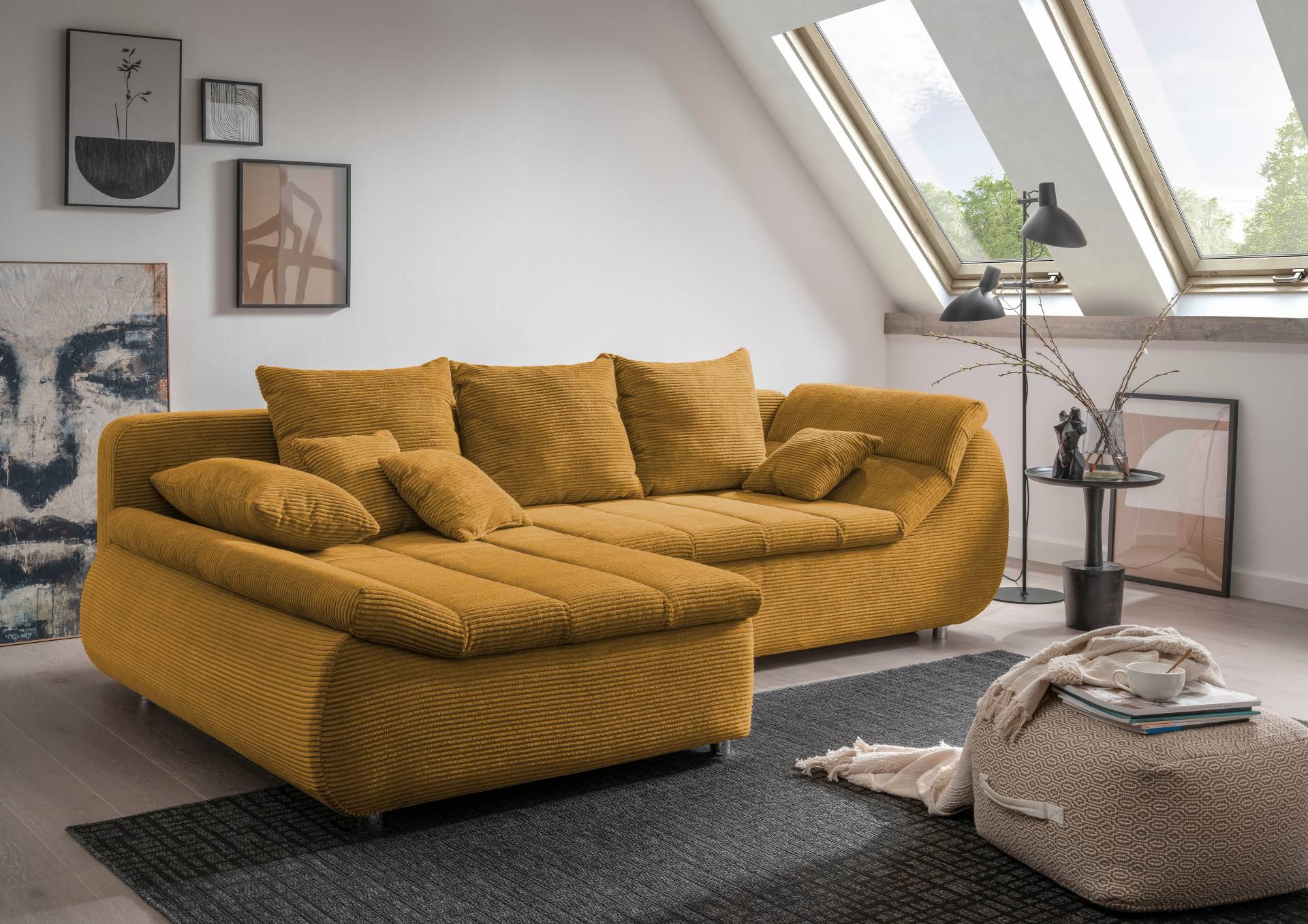 INOSIGN Ecksofa »Imola L-Form«, wahlweise mit Bettfunktion INOSIGN Ecksofa »Imola L-Form«, wahlweise mit Bettfunktion von INOSIGN