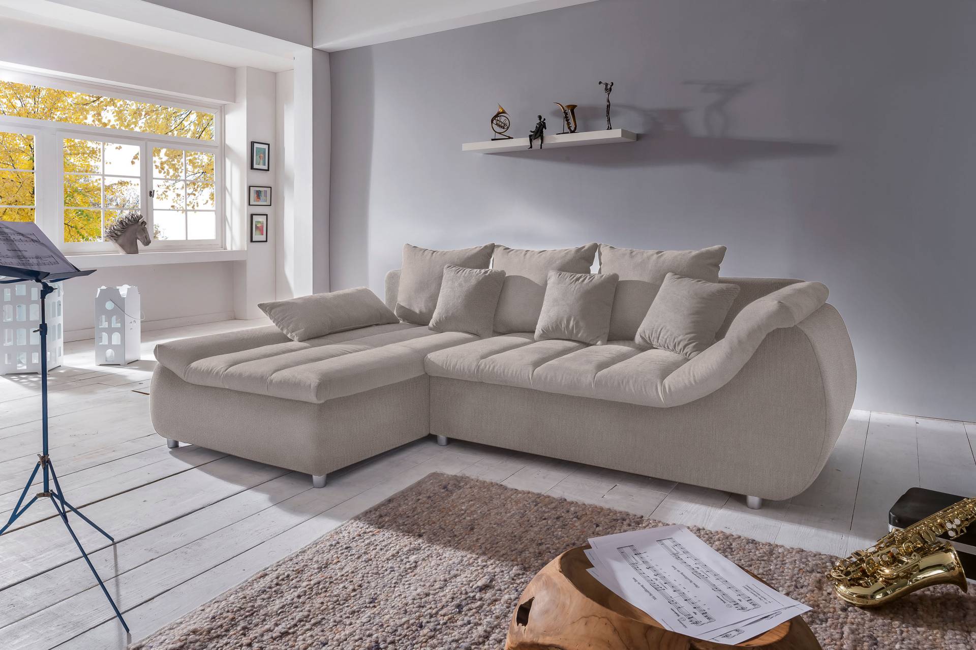 INOSIGN Ecksofa »Imola L-Form«, wahlweise mit Bettfunktion INOSIGN Ecksofa »Imola L-Form«, wahlweise mit Bettfunktion von INOSIGN