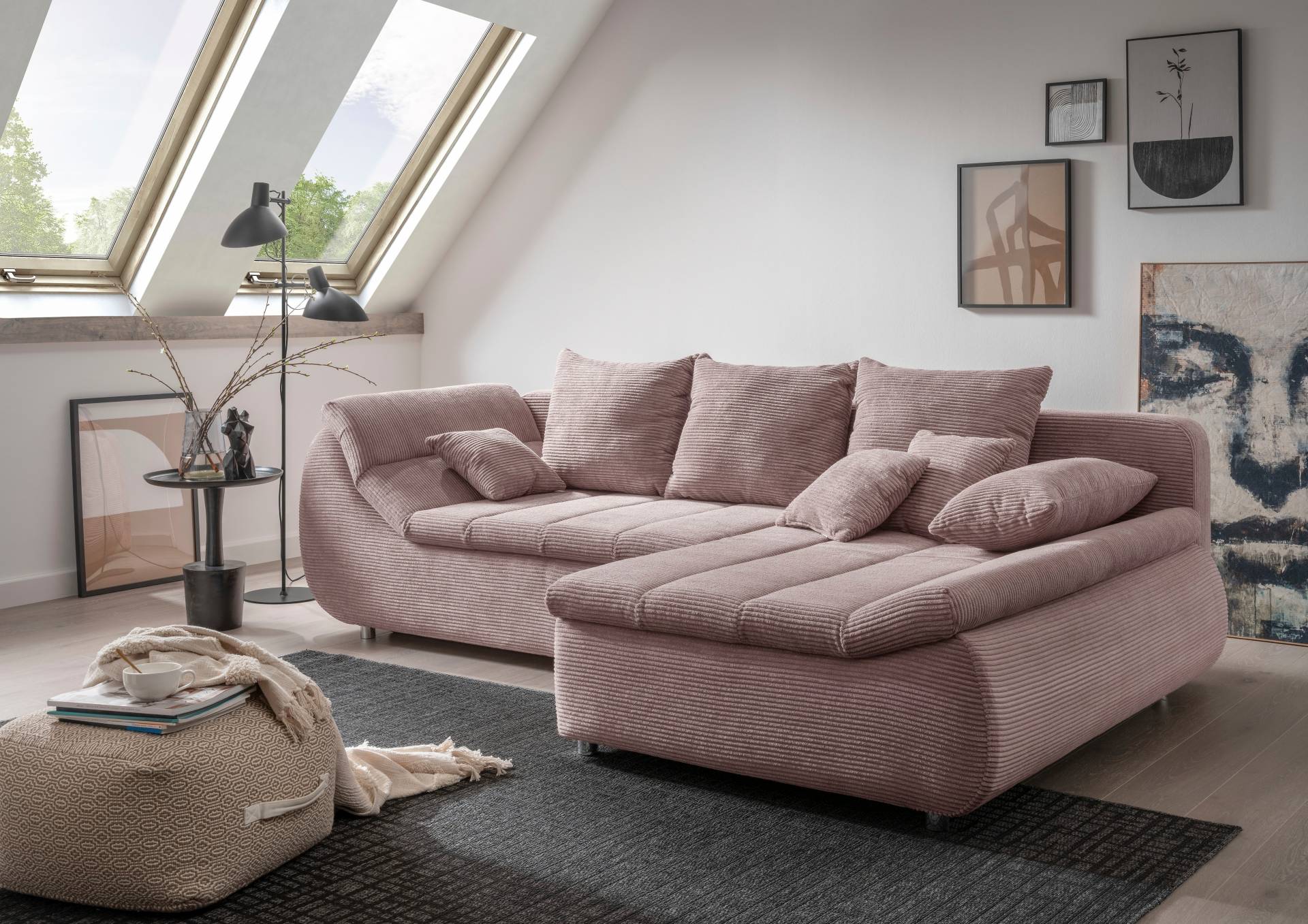INOSIGN Ecksofa »Imola L-Form«, wahlweise mit Bettfunktion INOSIGN Ecksofa »Imola L-Form«, wahlweise mit Bettfunktion von INOSIGN