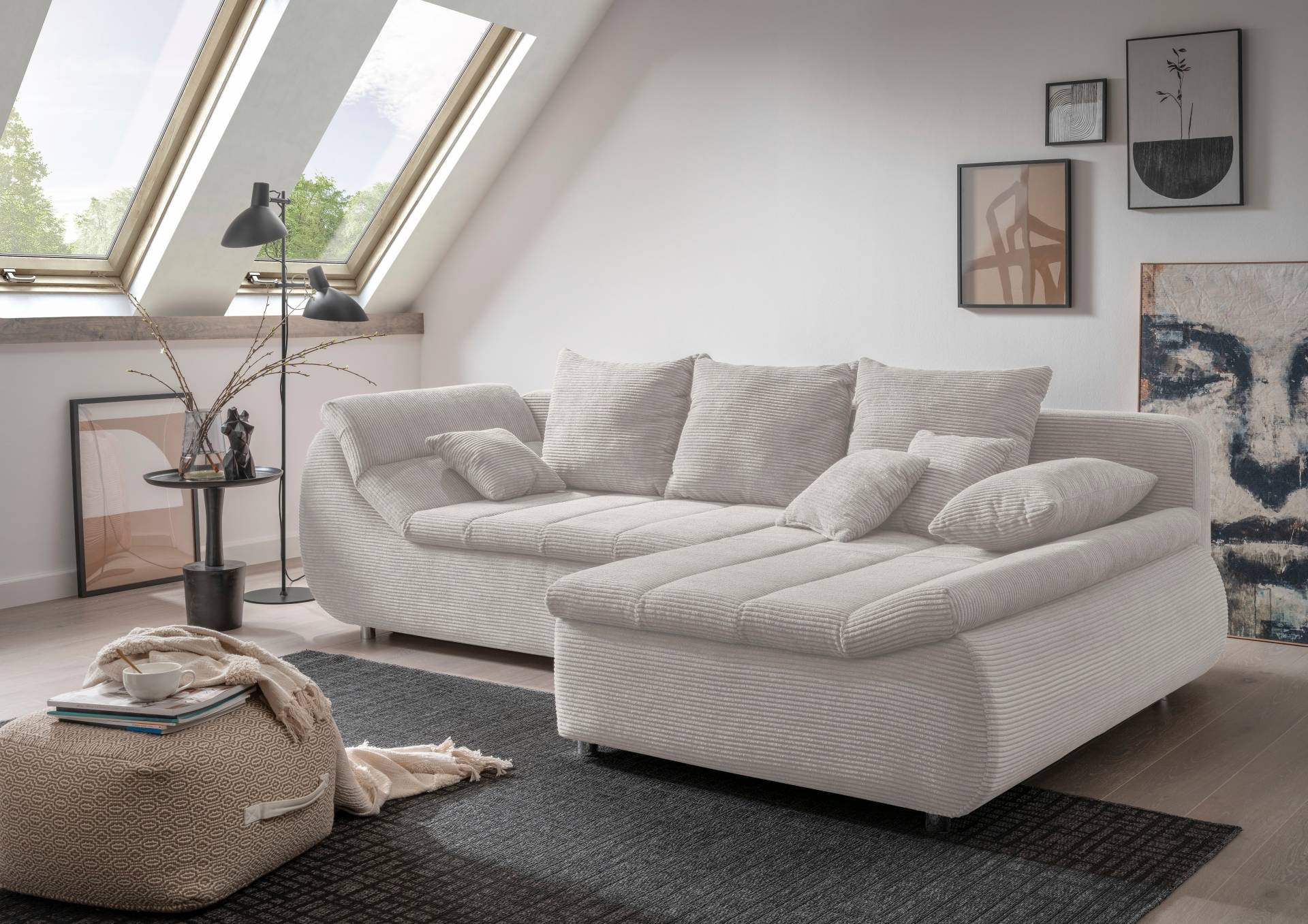 INOSIGN Ecksofa »Imola L-Form«, wahlweise mit Bettfunktion INOSIGN Ecksofa »Imola L-Form«, wahlweise mit Bettfunktion von INOSIGN