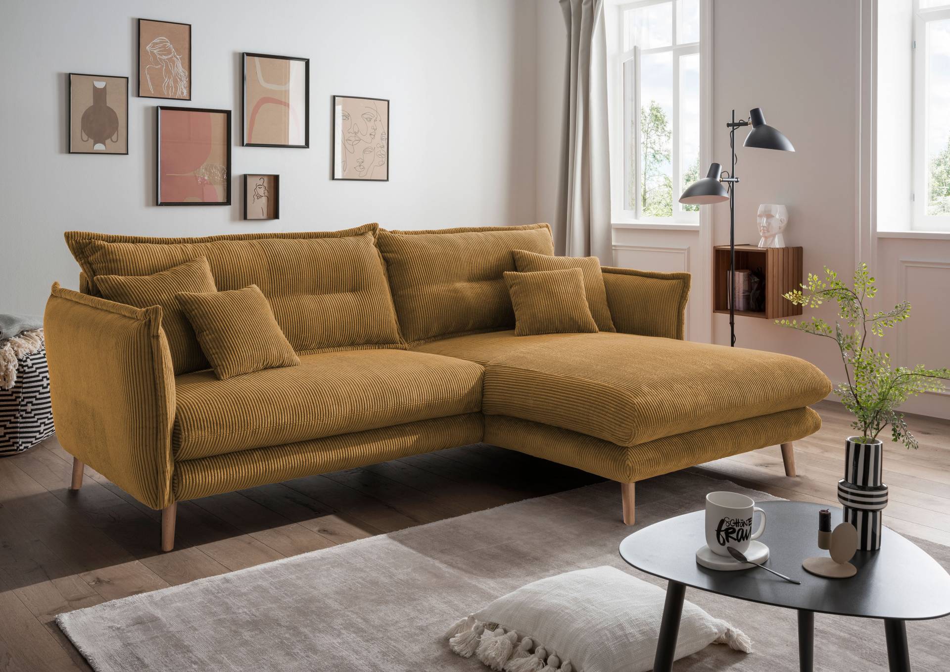 INOSIGN Ecksofa »Lazio«, zwei verschiedene Fussfarben wählbar INOSIGN Ecksofa »Lazio«, zwei verschiedene Fussfarben wählbar von INOSIGN