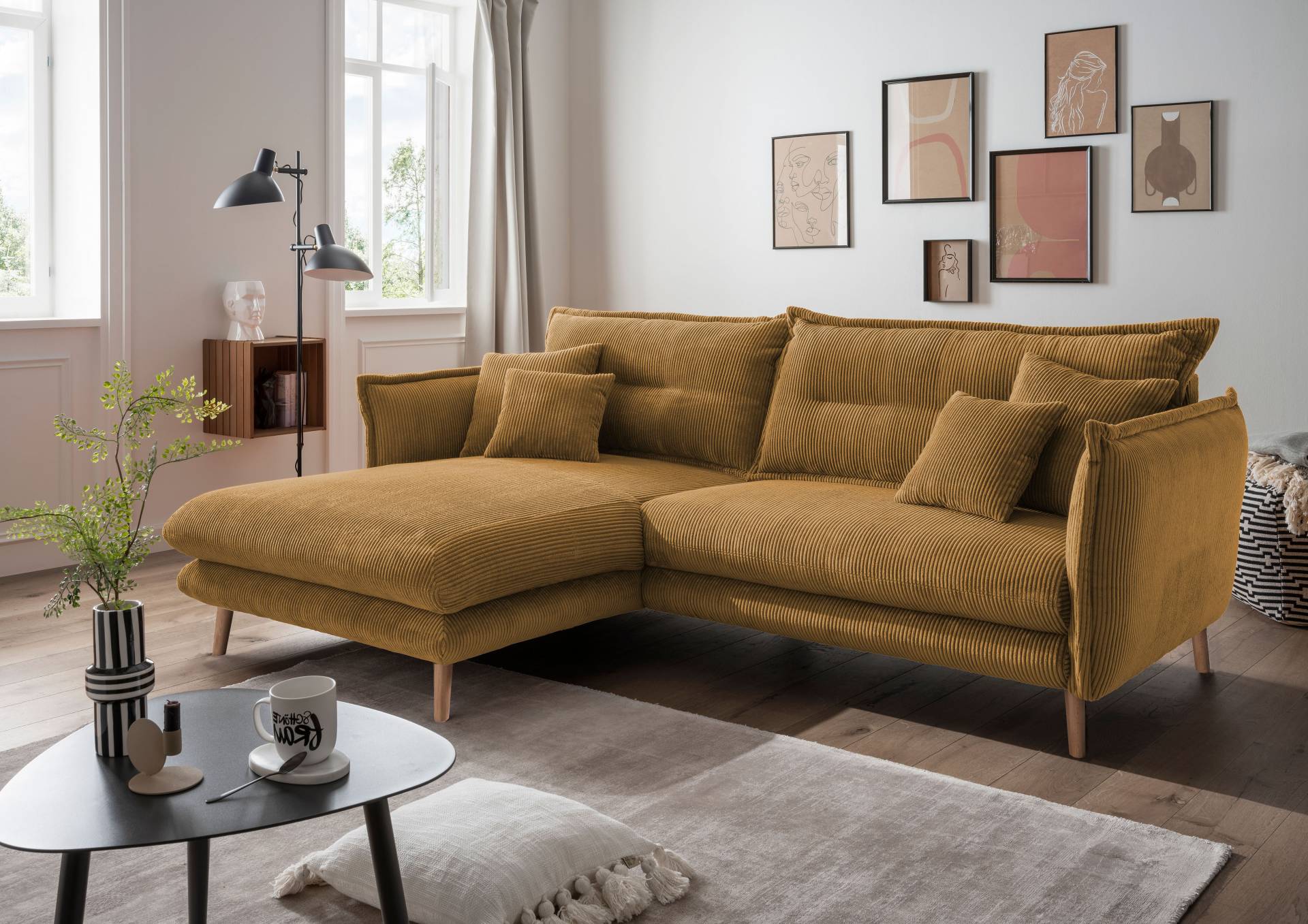 INOSIGN Ecksofa »Lazio«, zwei verschiedene Fussfarben wählbar INOSIGN Ecksofa »Lazio«, zwei verschiedene Fussfarben wählbar von INOSIGN