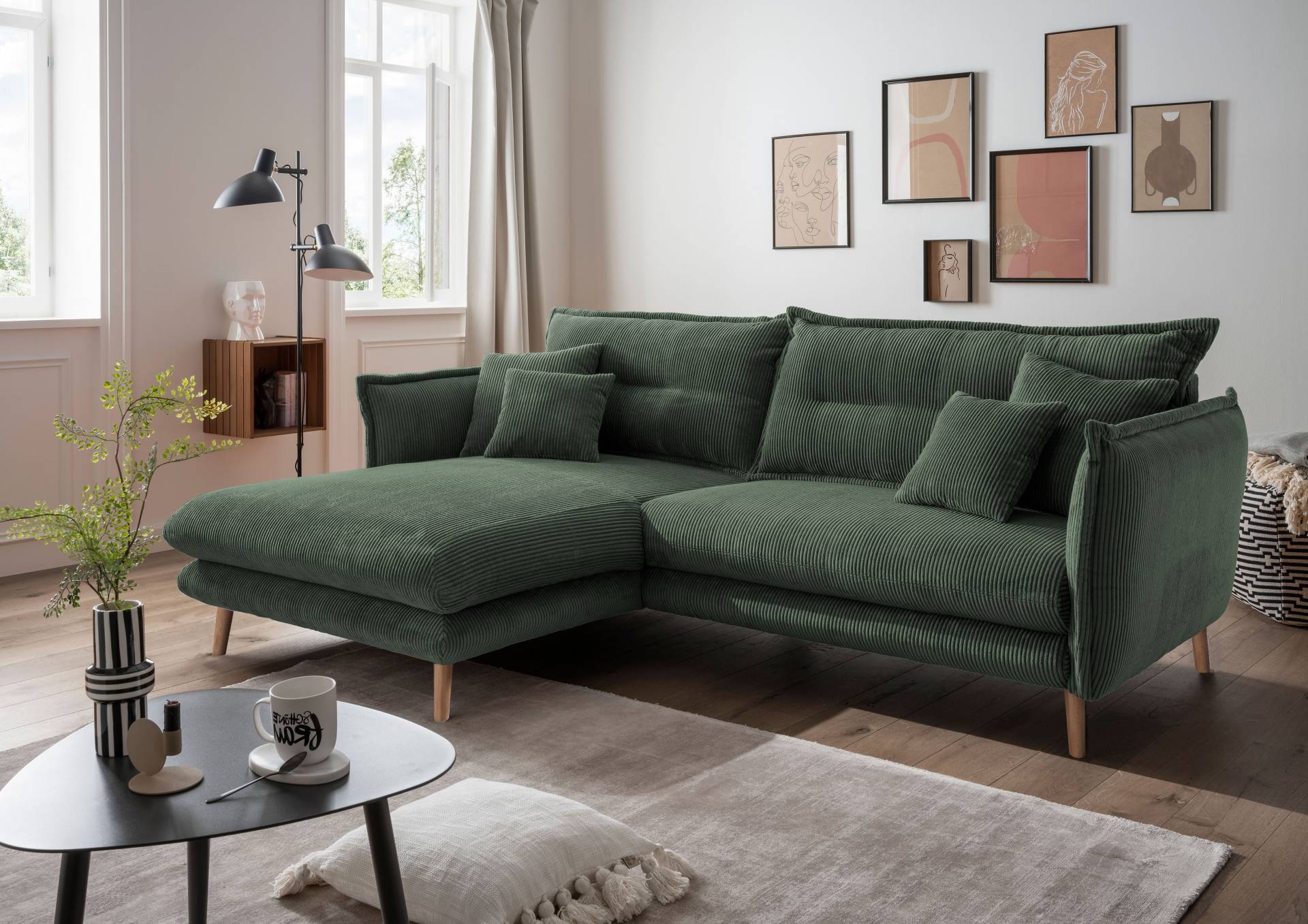 INOSIGN Ecksofa »Lazio«, zwei verschiedene Fussfarben wählbar INOSIGN Ecksofa »Lazio«, zwei verschiedene Fussfarben wählbar von INOSIGN