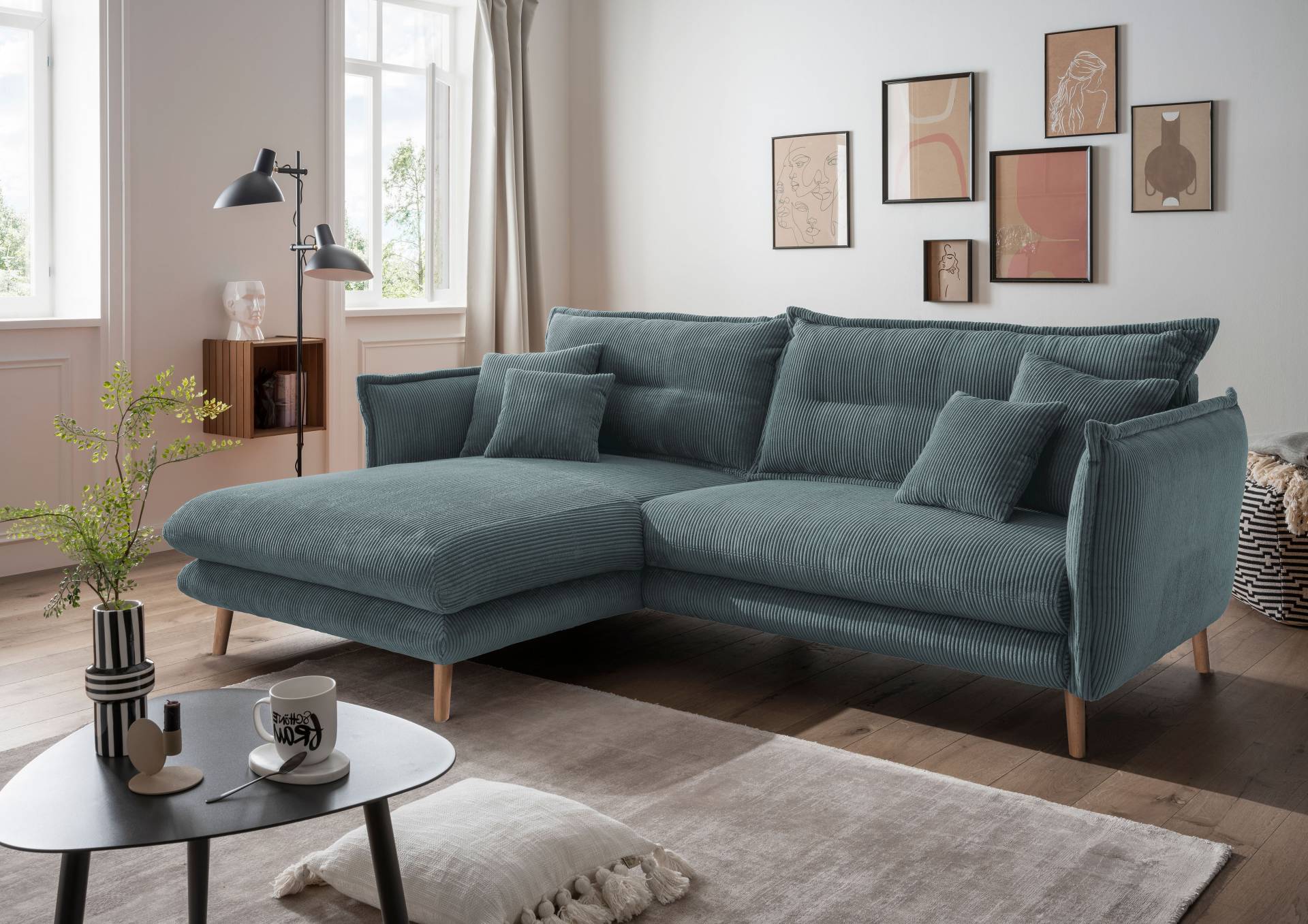 INOSIGN Ecksofa »Lazio«, zwei verschiedene Fussfarben wählbar INOSIGN Ecksofa »Lazio«, zwei verschiedene Fussfarben wählbar von INOSIGN
