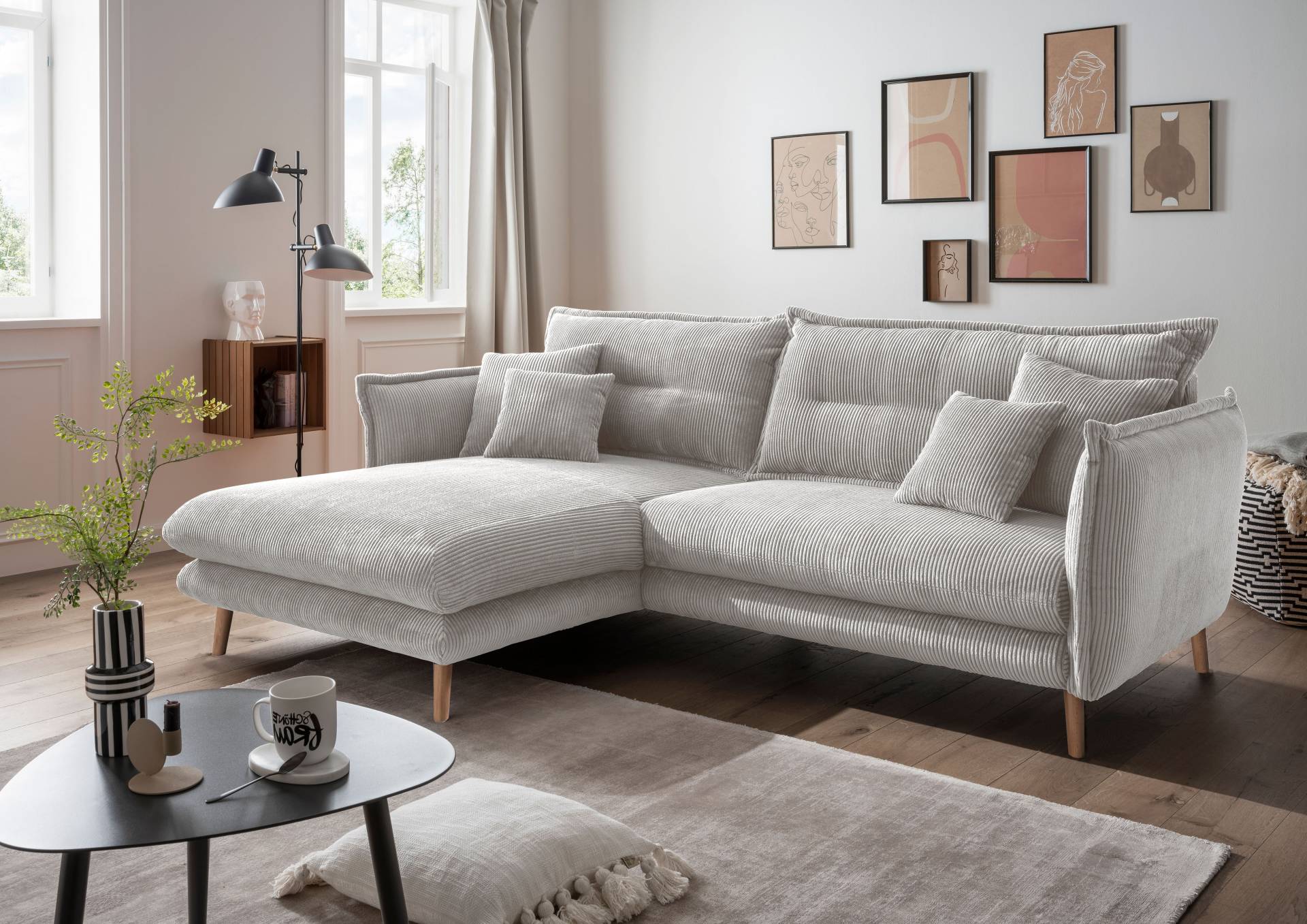 INOSIGN Ecksofa »Lazio«, zwei verschiedene Fussfarben wählbar INOSIGN Ecksofa »Lazio«, zwei verschiedene Fussfarben wählbar von INOSIGN