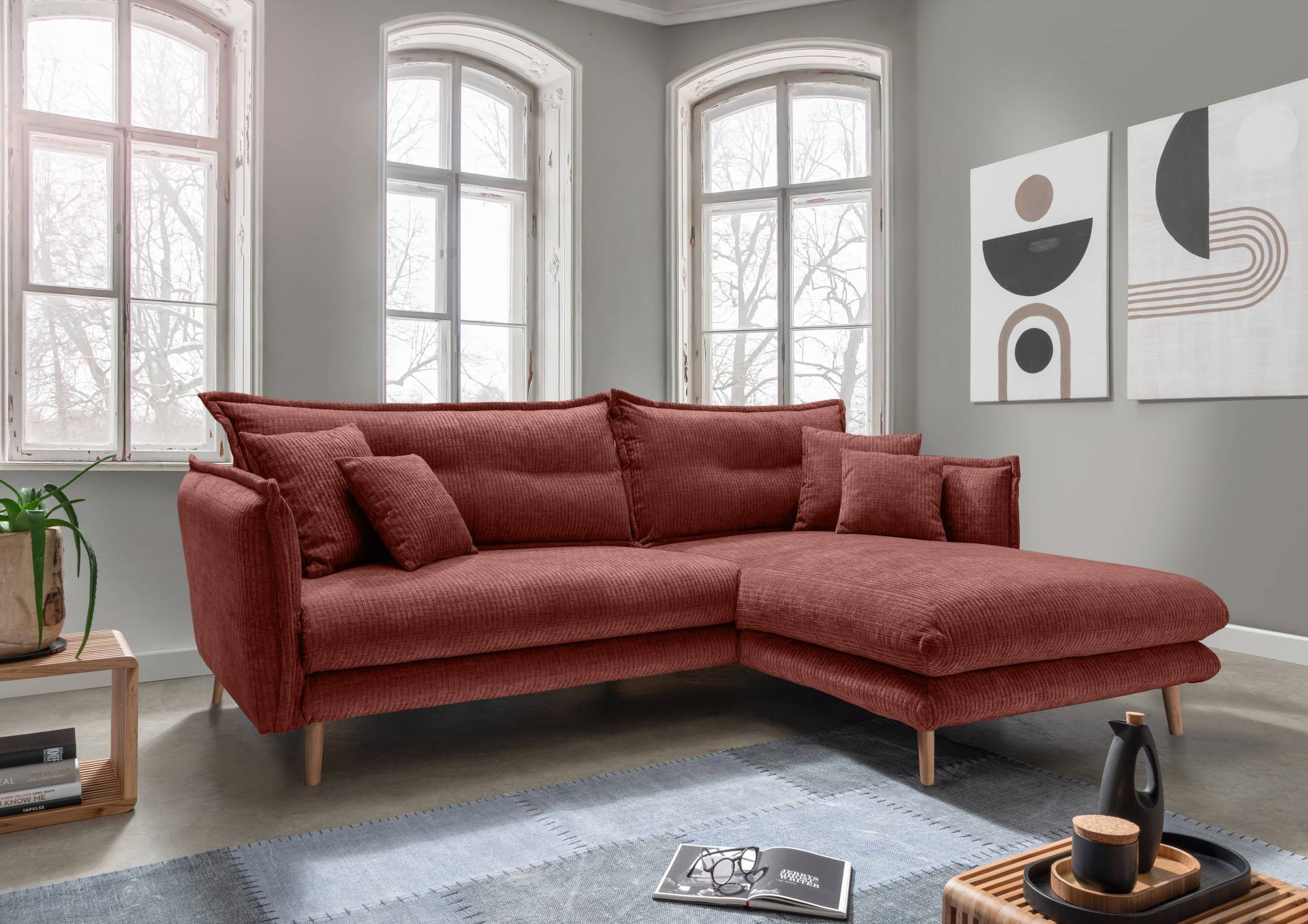 INOSIGN Ecksofa »Lazio«, zwei verschiedene Fussfarben wählbar INOSIGN Ecksofa »Lazio«, zwei verschiedene Fussfarben wählbar von INOSIGN