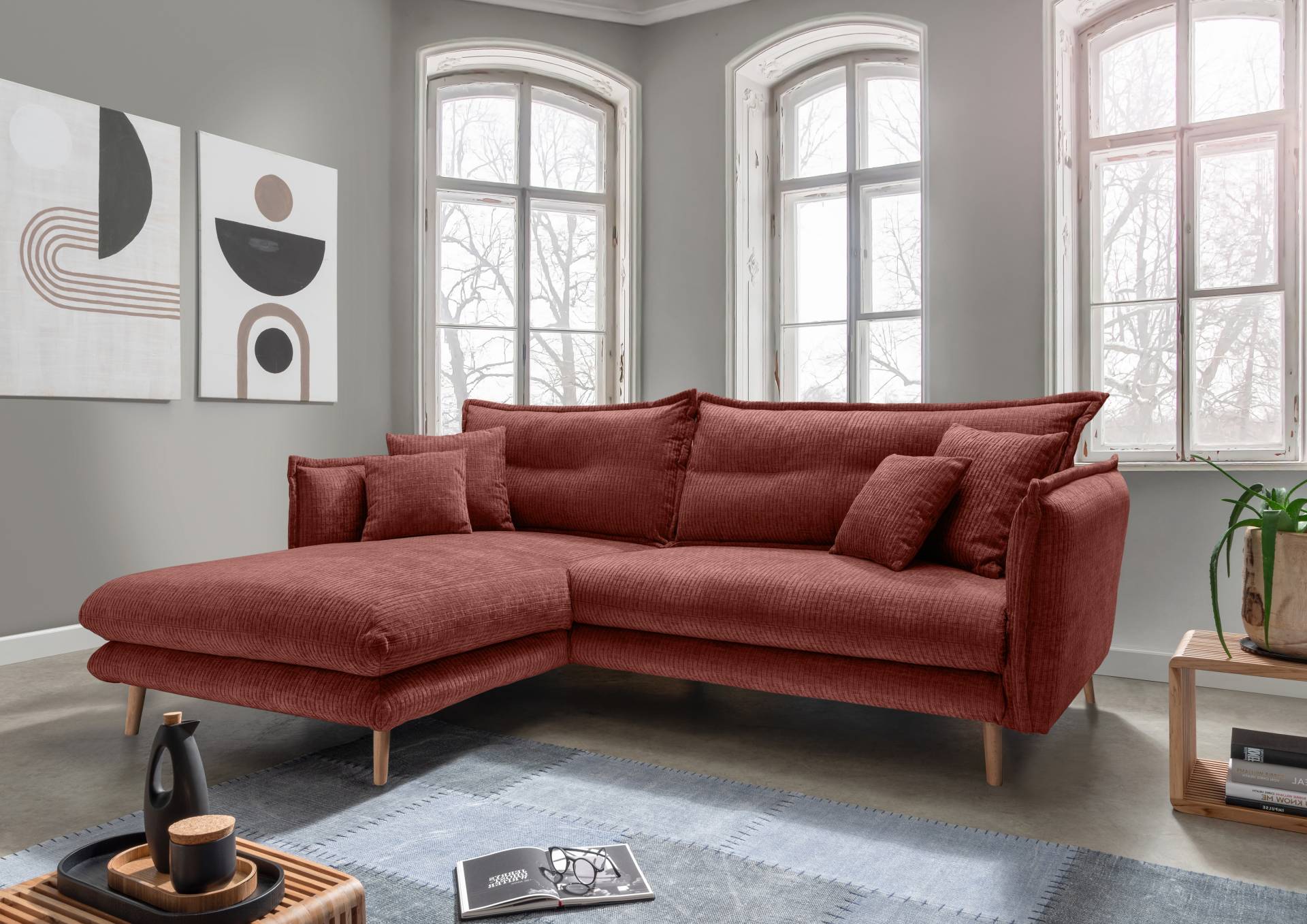 INOSIGN Ecksofa »Lazio«, zwei verschiedene Fussfarben wählbar INOSIGN Ecksofa »Lazio«, zwei verschiedene Fussfarben wählbar von INOSIGN