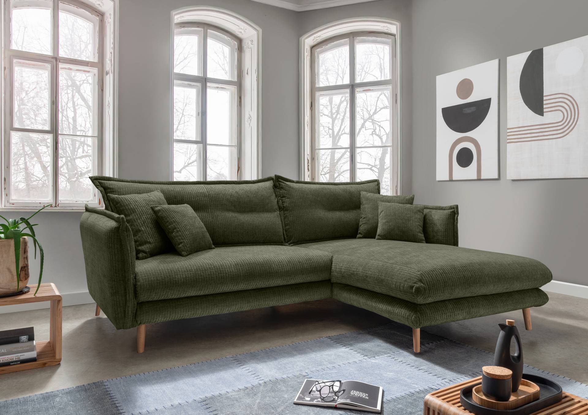 INOSIGN Ecksofa »Lazio«, zwei verschiedene Fussfarben wählbar INOSIGN Ecksofa »Lazio«, zwei verschiedene Fussfarben wählbar von INOSIGN