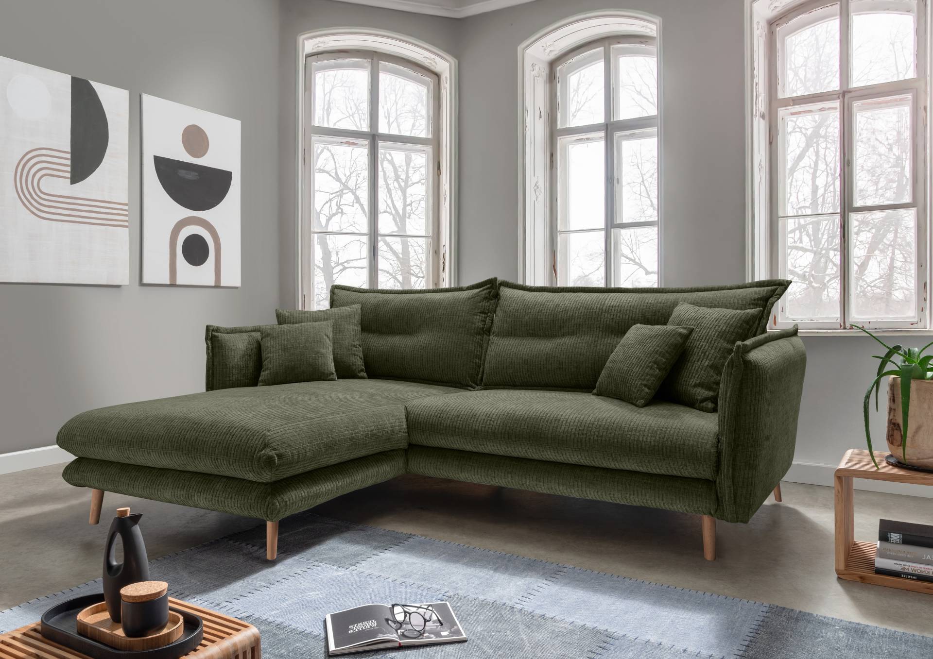 INOSIGN Ecksofa »Lazio«, zwei verschiedene Fussfarben wählbar INOSIGN Ecksofa »Lazio«, zwei verschiedene Fussfarben wählbar von INOSIGN