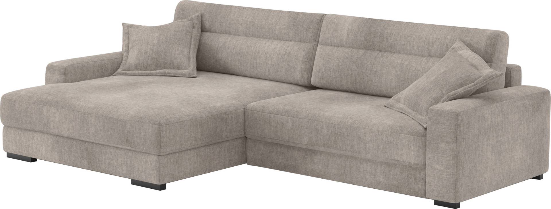 Mr. Couch Ecksofa »Marcello DuraFlex L-Form«, EasyBett, Bettkasten, Kaltschaumpolsterung, bis 140 kg belastbar von Mr. Couch