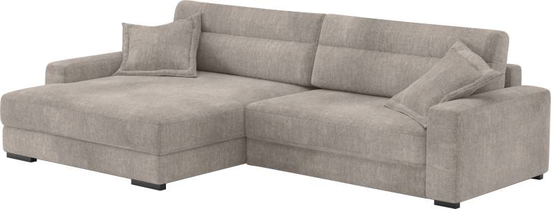 INOSIGN Ecksofa »Marcello DuraFlex«, EasyBett, Bettkasten, Kaltschaumpolsterung, bis 140 kg belastbar von Mr. Couch