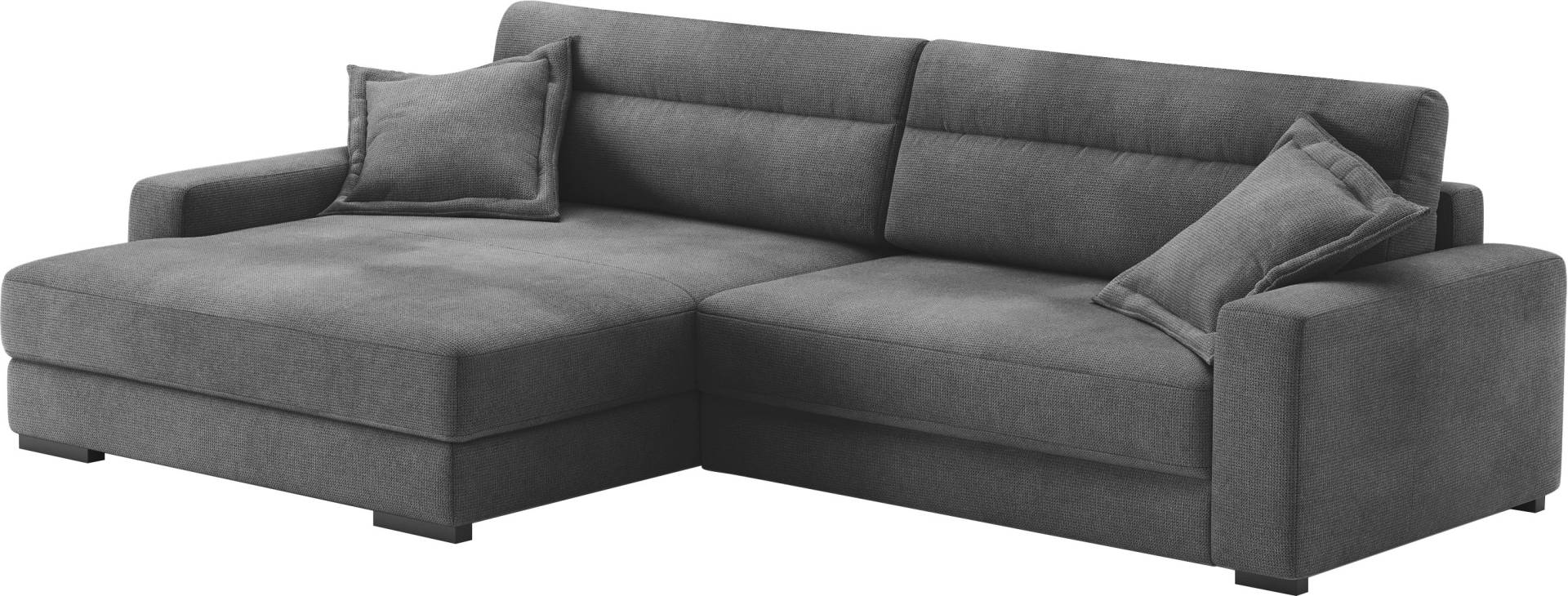 Mr. Couch Ecksofa »Marcello DuraFlex«, EasyBett, Bettkasten, Kaltschaumpolsterung, bis 140 kg belastbar von Mr. Couch