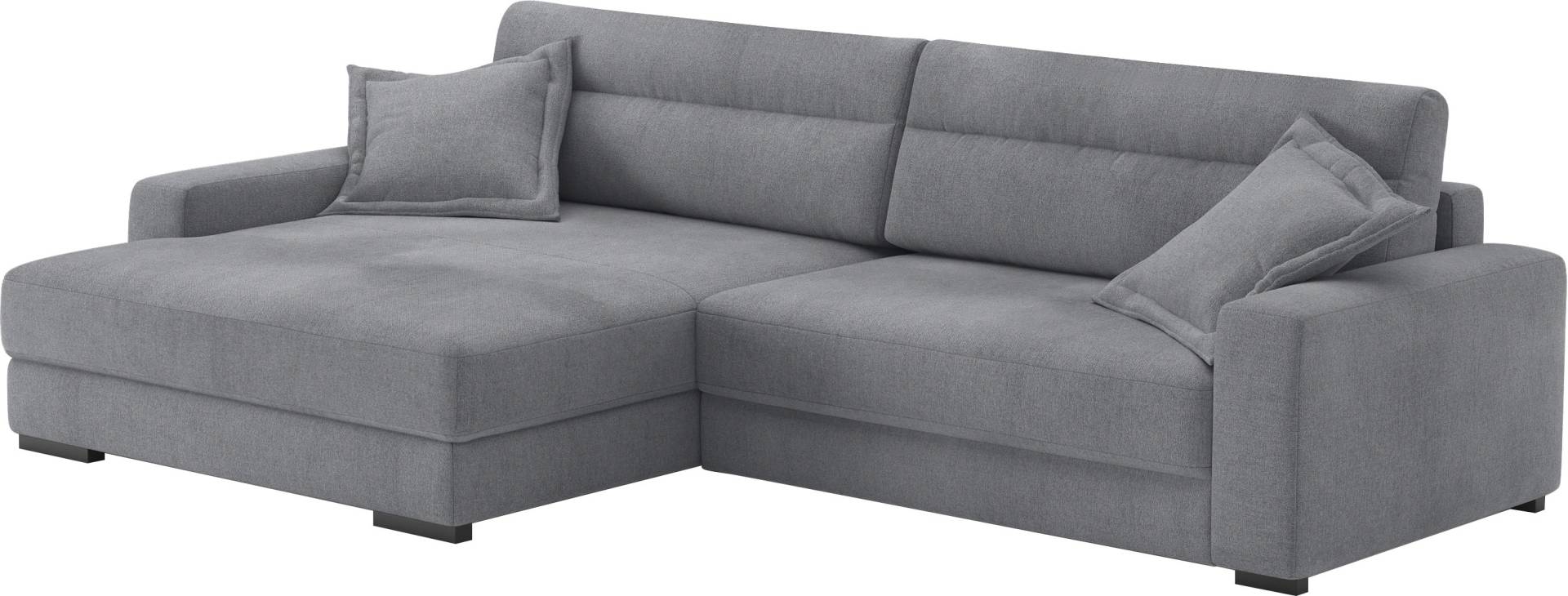 Mr. Couch Ecksofa »Marcello DuraFlex L-Form«, EasyBett, Bettkasten, Kaltschaumpolsterung, bis 140 kg belastbar von Mr. Couch