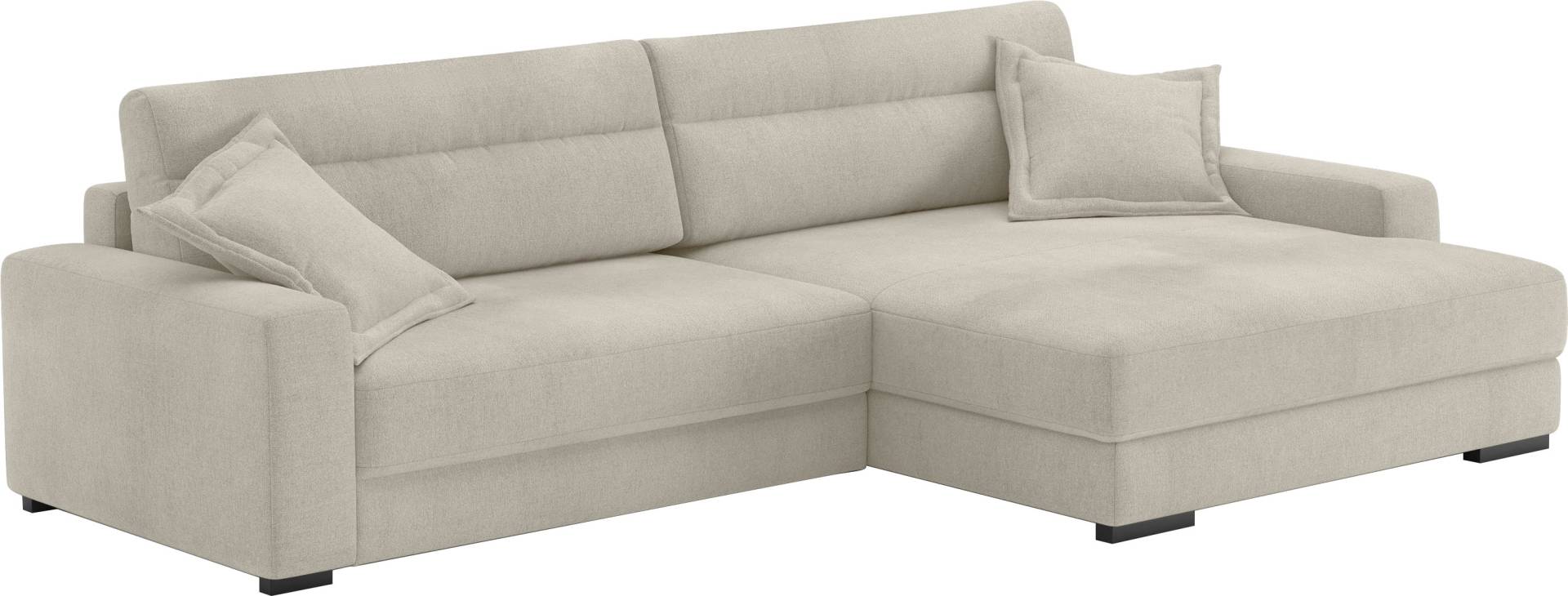 Mr. Couch Ecksofa »Marcello DuraFlex L-Form«, EasyBett, Bettkasten, Kaltschaumpolsterung, bis 140 kg belastbar von Mr. Couch