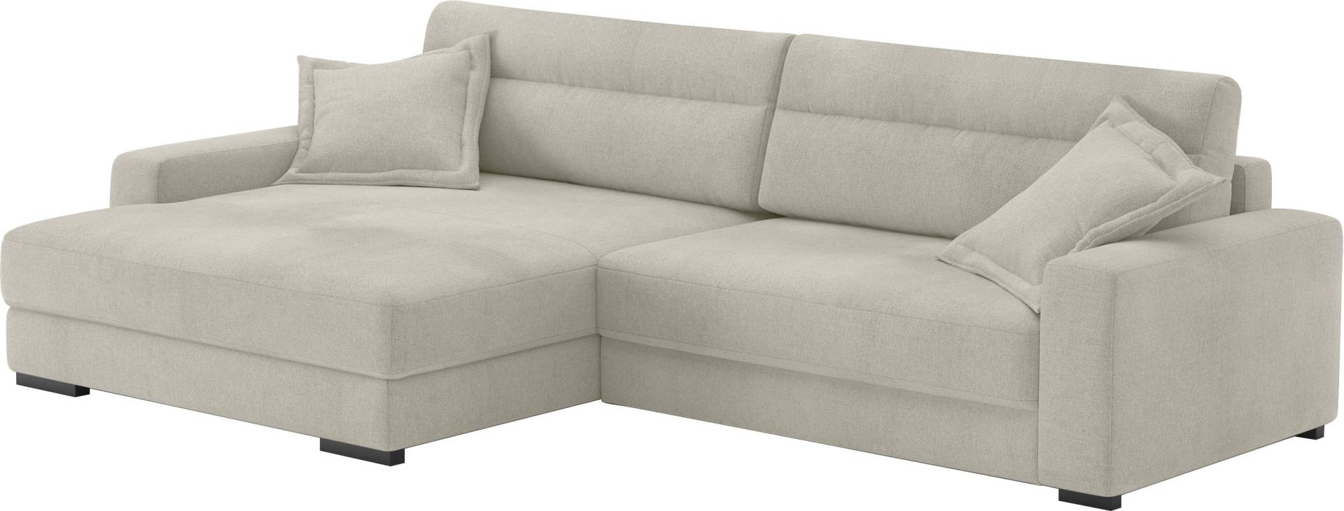 Mr. Couch Ecksofa »Marcello DuraFlex«, EasyBett, Bettkasten, Kaltschaumpolsterung, bis 140 kg belastbar von Mr. Couch