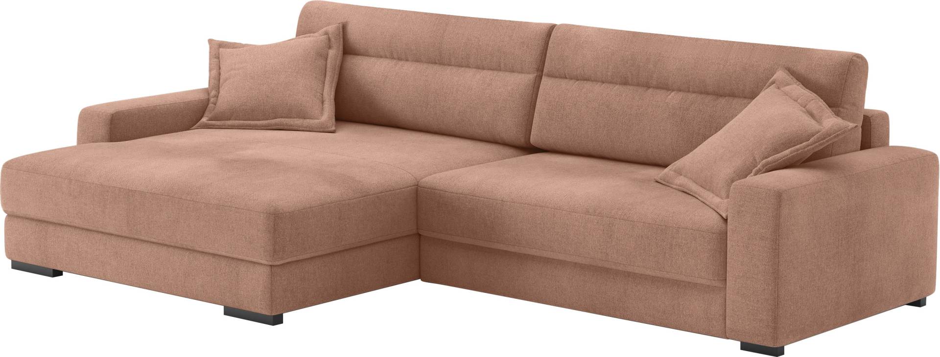 Mr. Couch Ecksofa »Marcello DuraFlex L-Form«, EasyBett, Bettkasten, Kaltschaumpolsterung, bis 140 kg belastbar von Mr. Couch