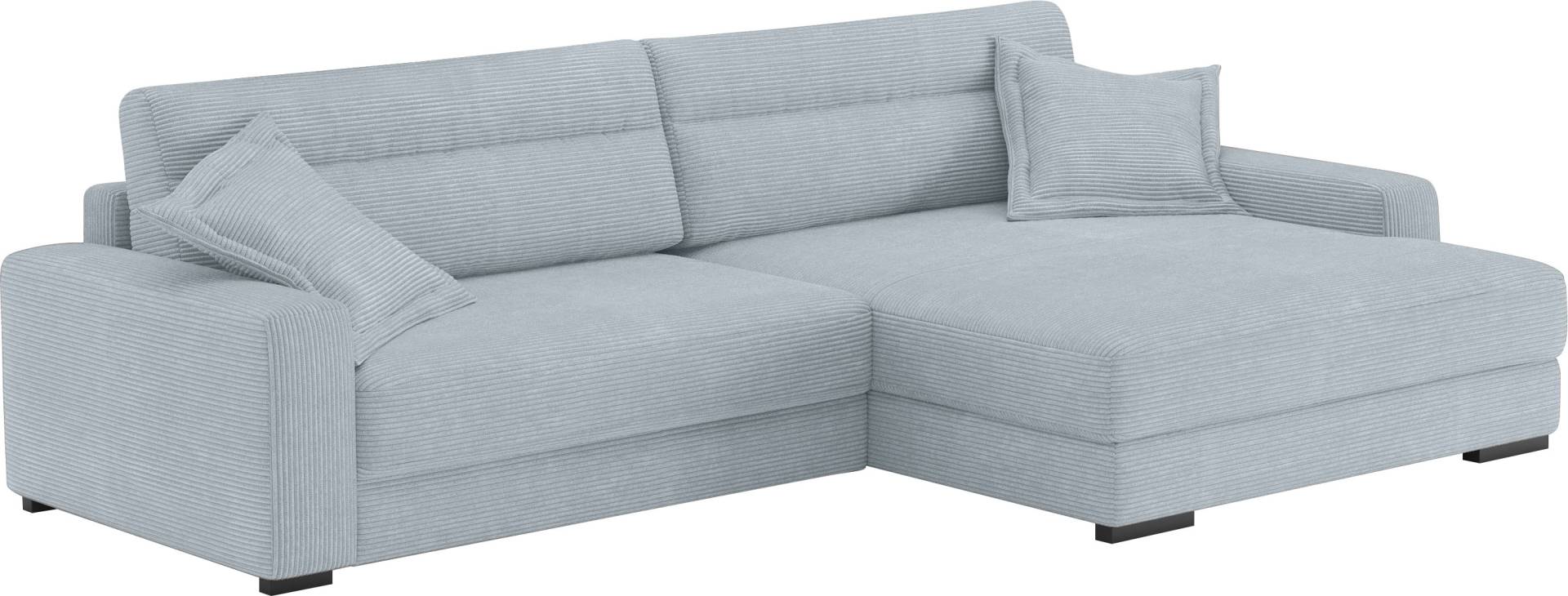 Mr. Couch Ecksofa »Marcello DuraFlex L-Form«, EasyBett, Bettkasten, Kaltschaumpolsterung, bis 140 kg belastbar von Mr. Couch