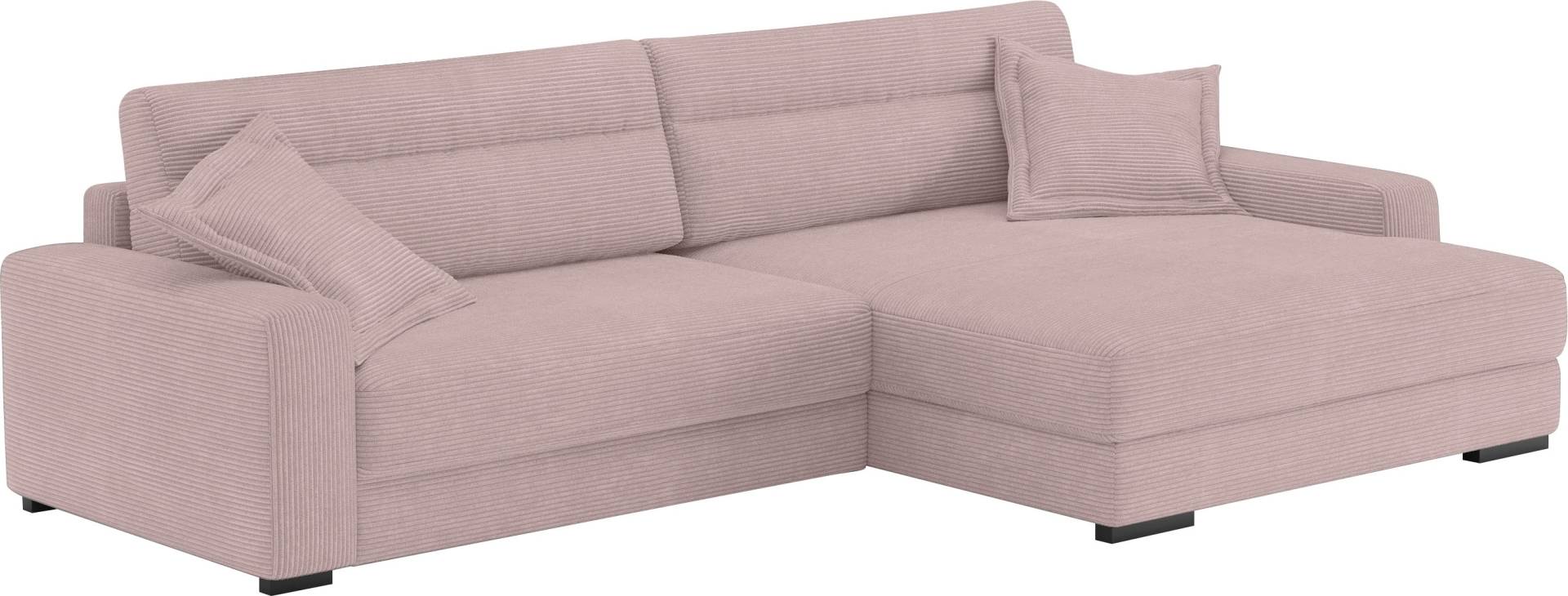 Mr. Couch Ecksofa »Marcello DuraFlex L-Form«, EasyBett, Bettkasten, Kaltschaumpolsterung, bis 140 kg belastbar von Mr. Couch