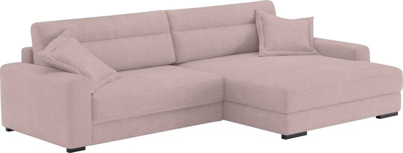 Mr. Couch Ecksofa »Marcello DuraFlex«, EasyBett, Bettkasten, Kaltschaumpolsterung, bis 140 kg belastbar von Mr. Couch