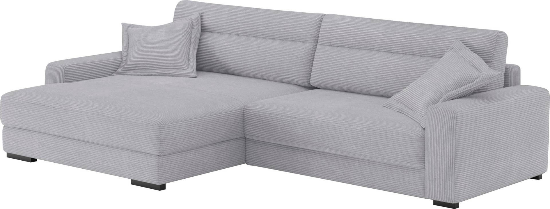 Mr. Couch Ecksofa »Marcello DuraFlex L-Form«, EasyBett, Bettkasten, Kaltschaumpolsterung, bis 140 kg belastbar von Mr. Couch