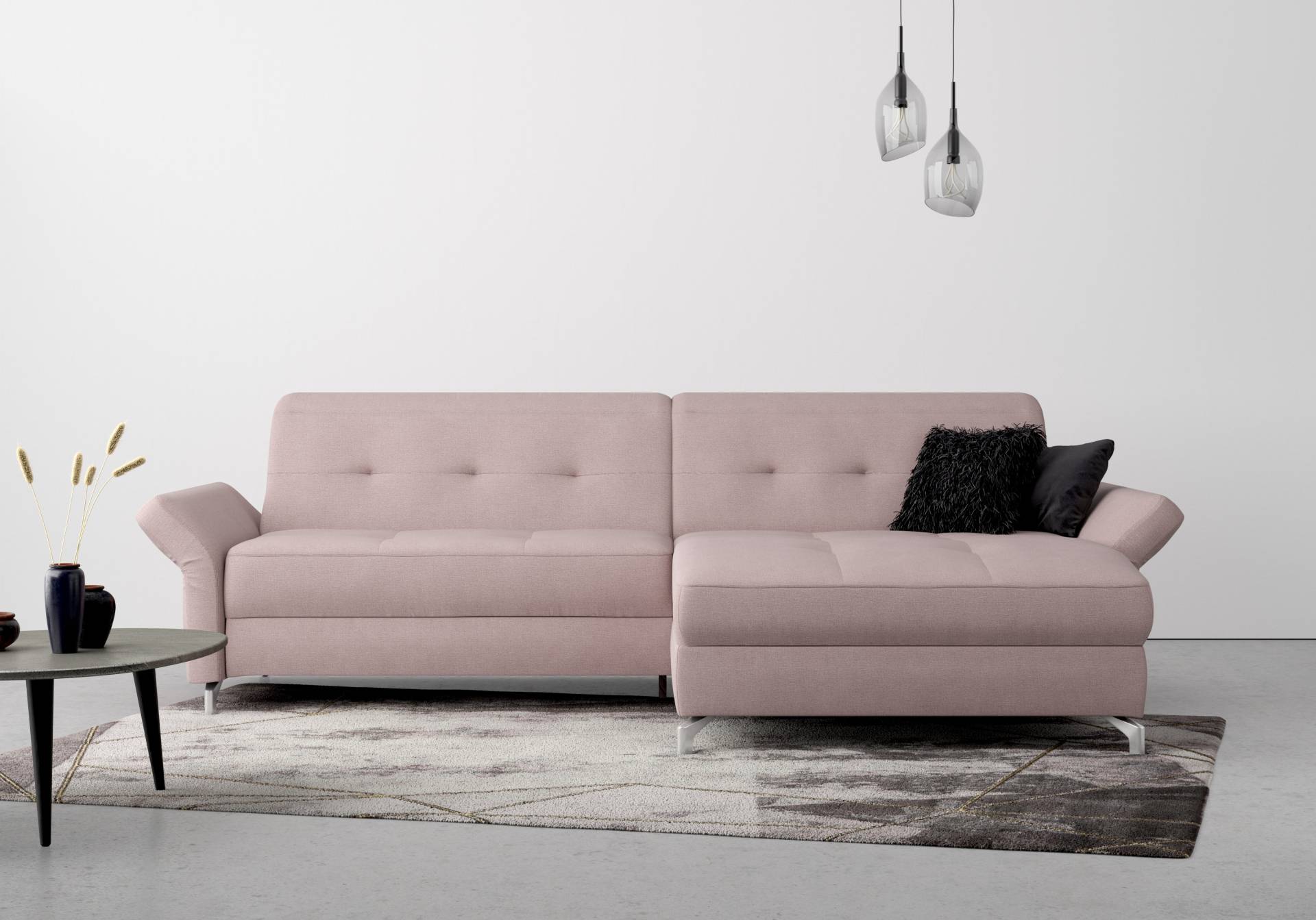 INOSIGN Ecksofa »Maredo L-Form«, Federkern, wahlweise auch mit Kopfteil- und Armlehnverstellung INOSIGN Ecksofa »Maredo L-Form«, Federkern, wahlweise auch mit Kopfteil- und Armlehnverstellung von INOSIGN