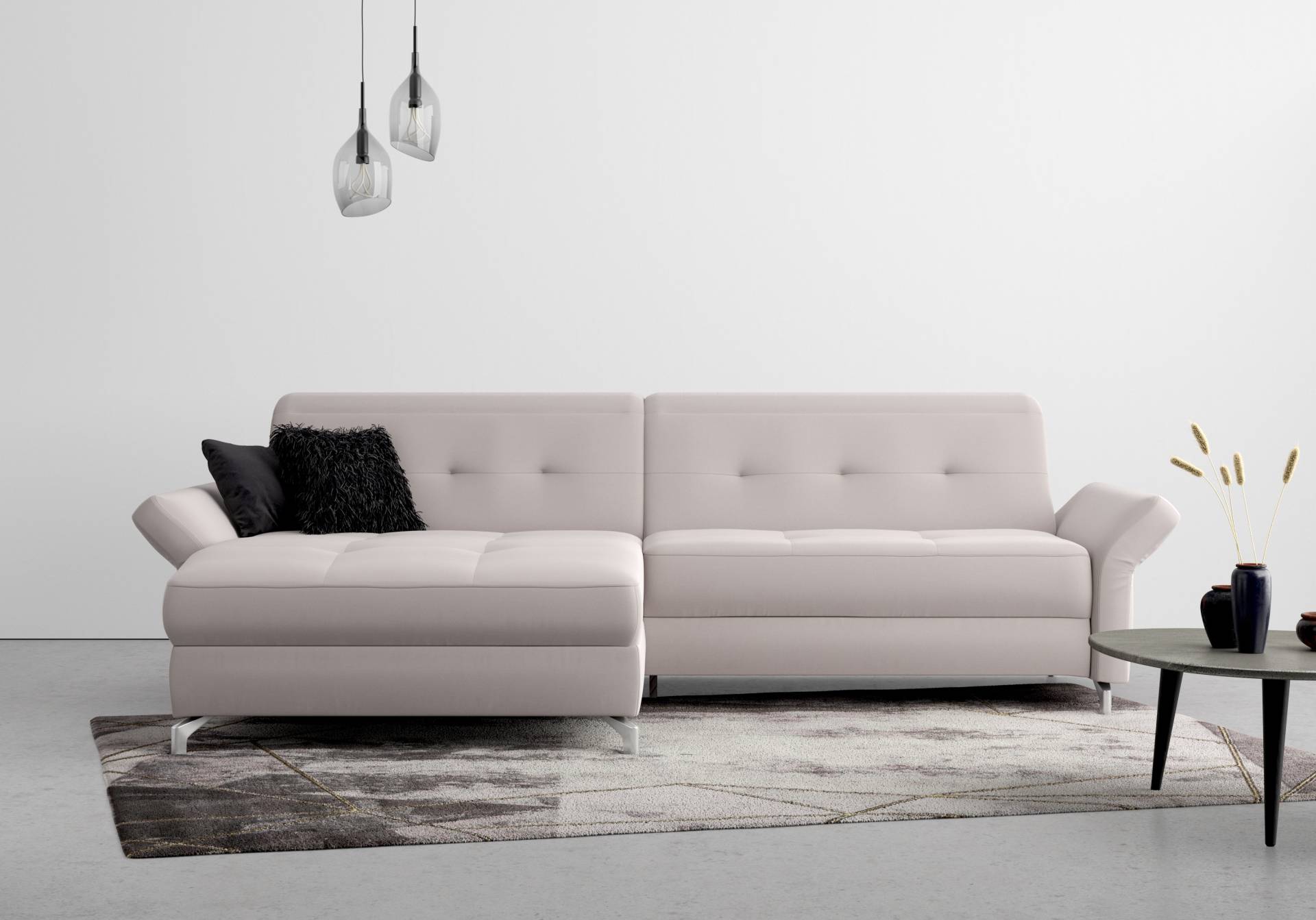 INOSIGN Ecksofa »Maredo L-Form«, Federkern, wahlweise auch mit Kopfteil- und Armlehnverstellung INOSIGN Ecksofa »Maredo L-Form«, Federkern, wahlweise auch mit Kopfteil- und Armlehnverstellung von INOSIGN