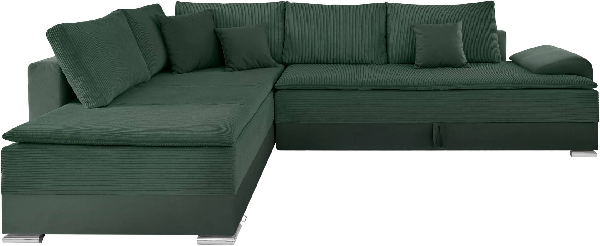 INOSIGN Ecksofa »Night & Day L-Form«, mit Boxspring Bettfunktion 180x200 cm, Dauerschläfer von INOSIGN