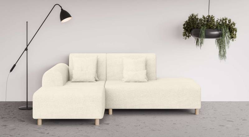 INOSIGN Ecksofa »Suyala«, L-Form mit Hocker von INOSIGN