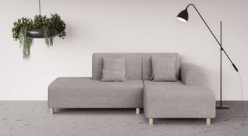 INOSIGN Ecksofa »Suyala«, L-Form mit Hocker von INOSIGN