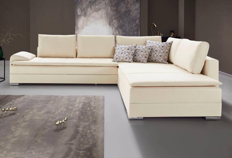 INOSIGN Ecksofa »Night & Day L-Form«, mit Boxspring Bettfunktion 180x200 cm, Dauerschläfer von INOSIGN