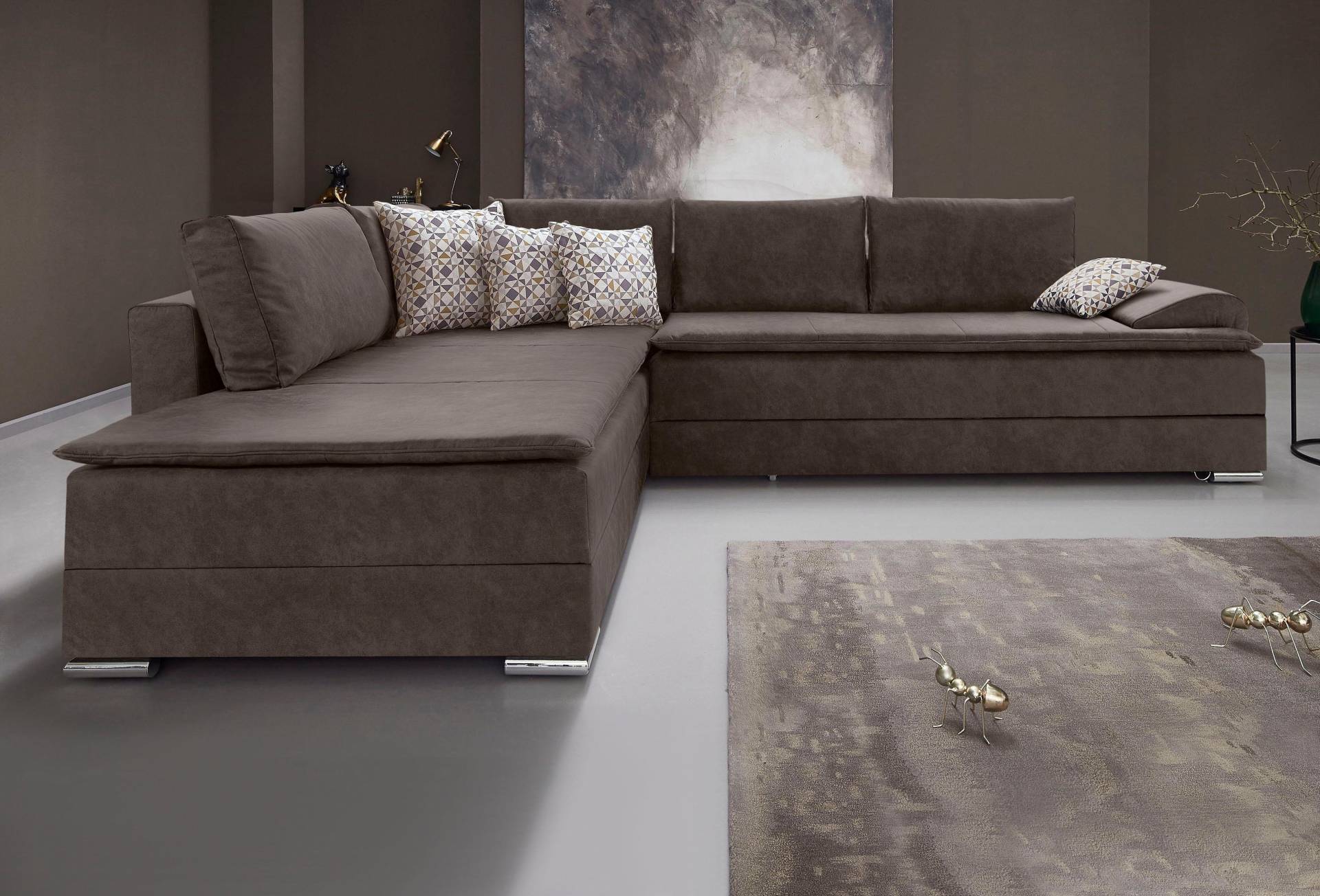 INOSIGN Ecksofa »Night & Day L-Form«, mit Bettfunktion 180 cm, Dauerschlaffunktion von INOSIGN