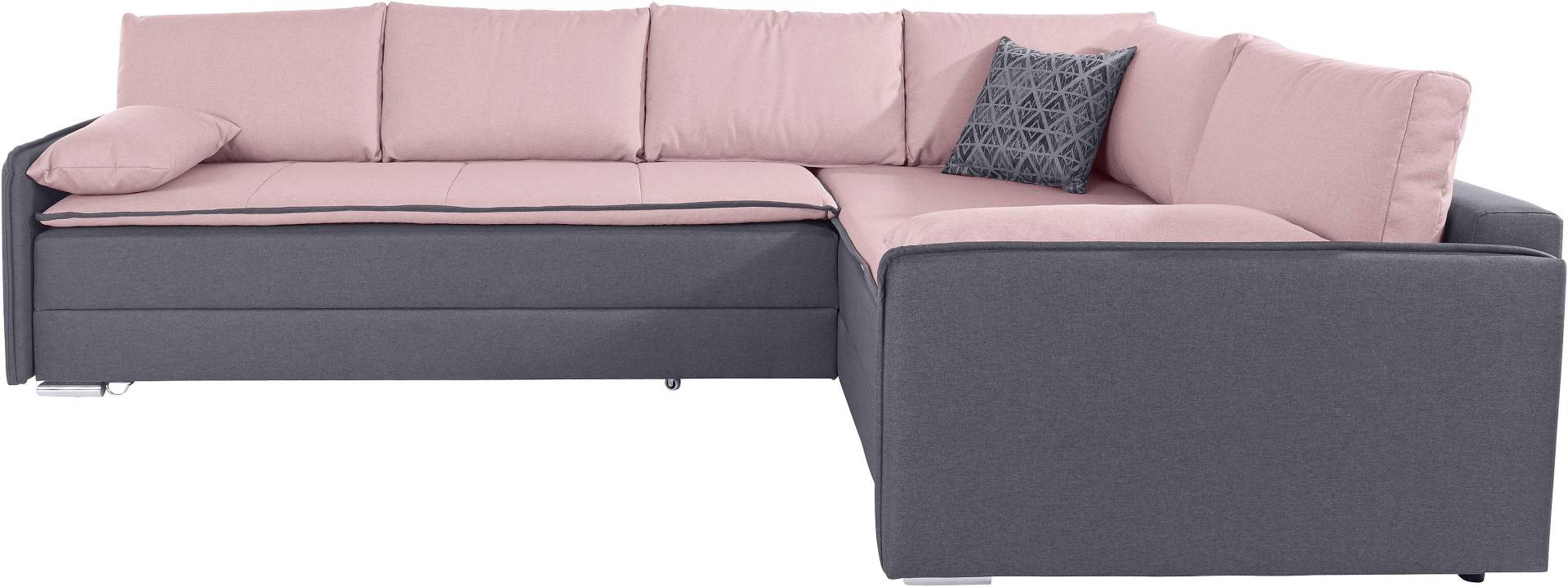 INOSIGN Ecksofa »Dream L-Form«, mit Federkern, mit Bettfunktion und Bettkasten von INOSIGN