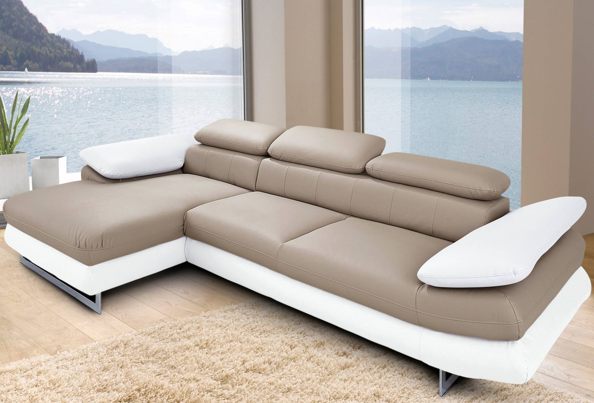 INOSIGN Ecksofa »Solution L-Form«, wahlweise mit Bettfunktion von INOSIGN