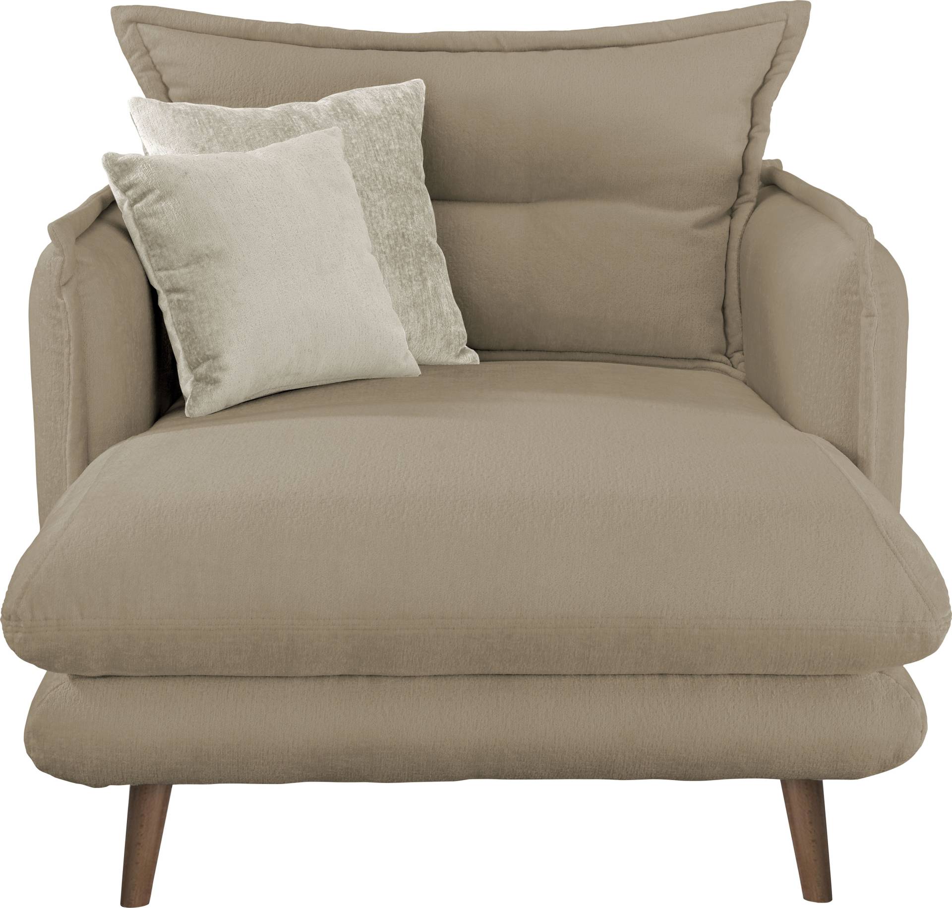 INOSIGN Loveseat »Lazio«, moderner Sessel mit einer bequemen Polsterung, 2 Stk. Zierkissen von INOSIGN