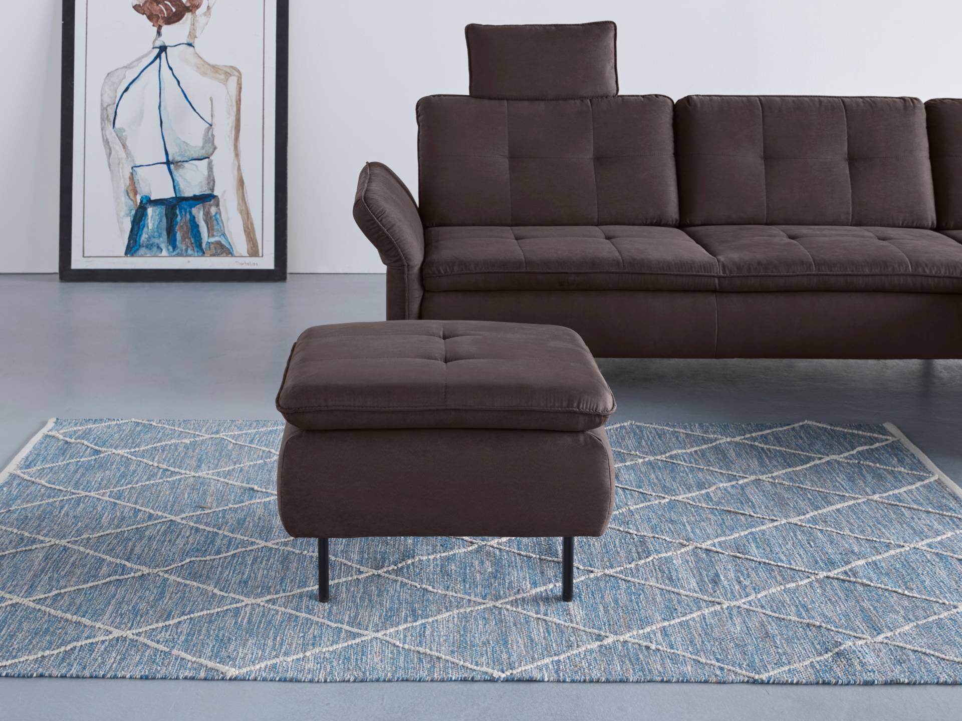 INOSIGN Polsterhocker »Birkholm«, passend zur Serie "Birkholm", B/T/H: 65/65/44 cm INOSIGN Polsterhocker »Birkholm«, passend zur Serie "Birkholm", B/T/H: 65/65/44 cm von INOSIGN